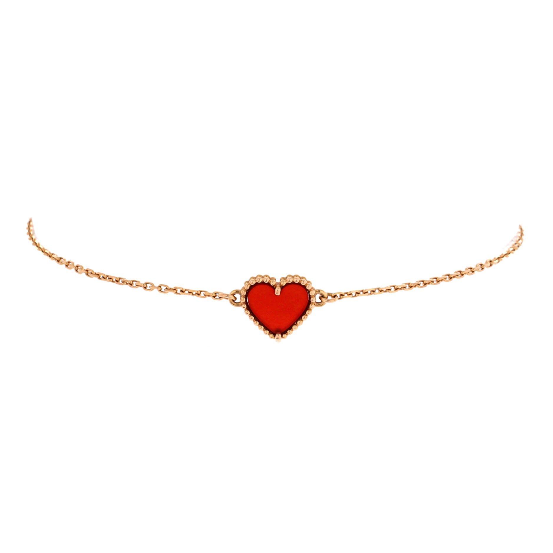 Van Cleef & Arpels Sweet Alhambra Heart Bracelet Size ONE SIZE - 1 Thumbnail