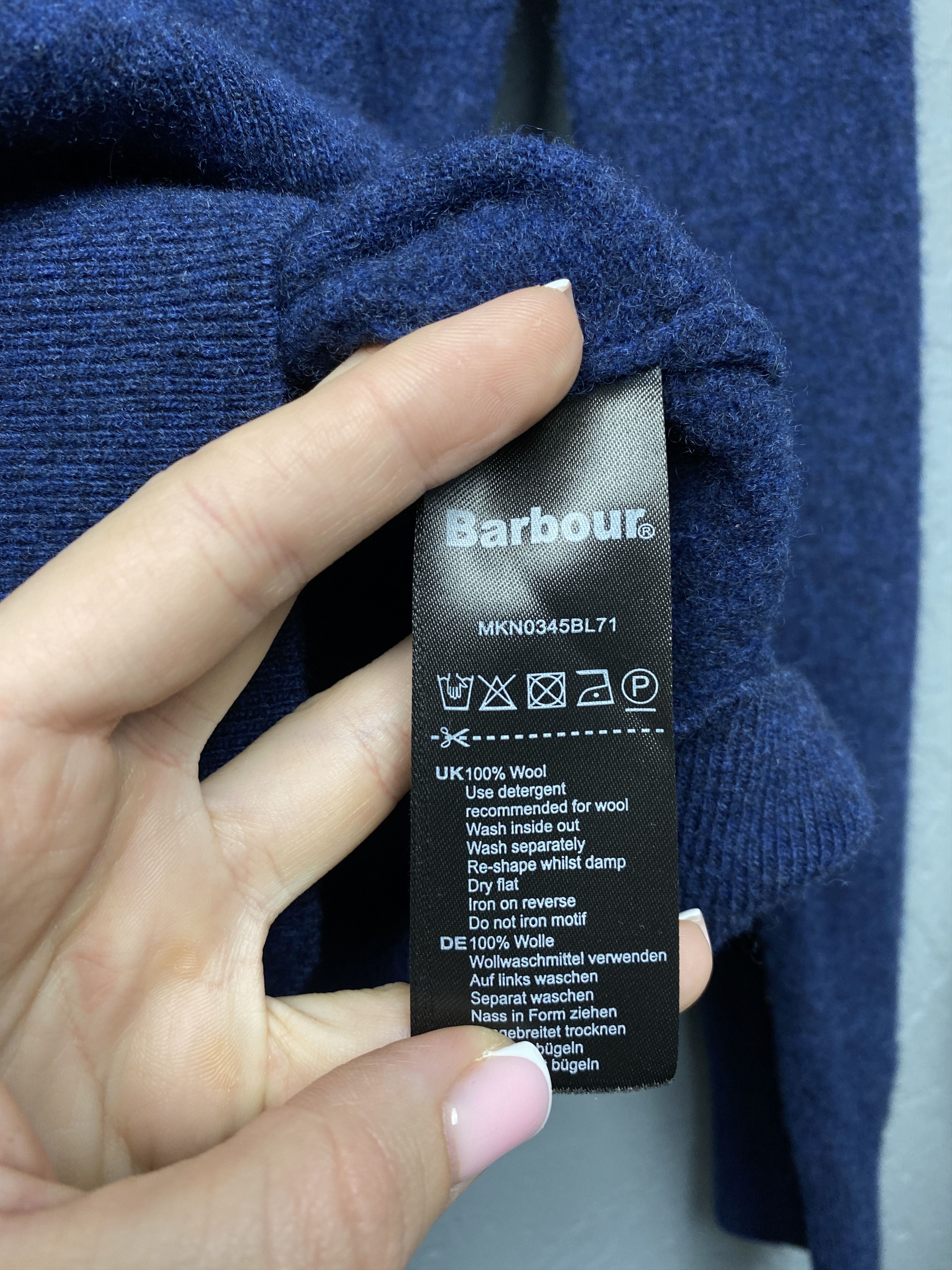 Barbour Barbour Vintage Mens Wool Knit Sweater Y2K Size US S / EU 44-46 / 1 - 5 Thumbnail