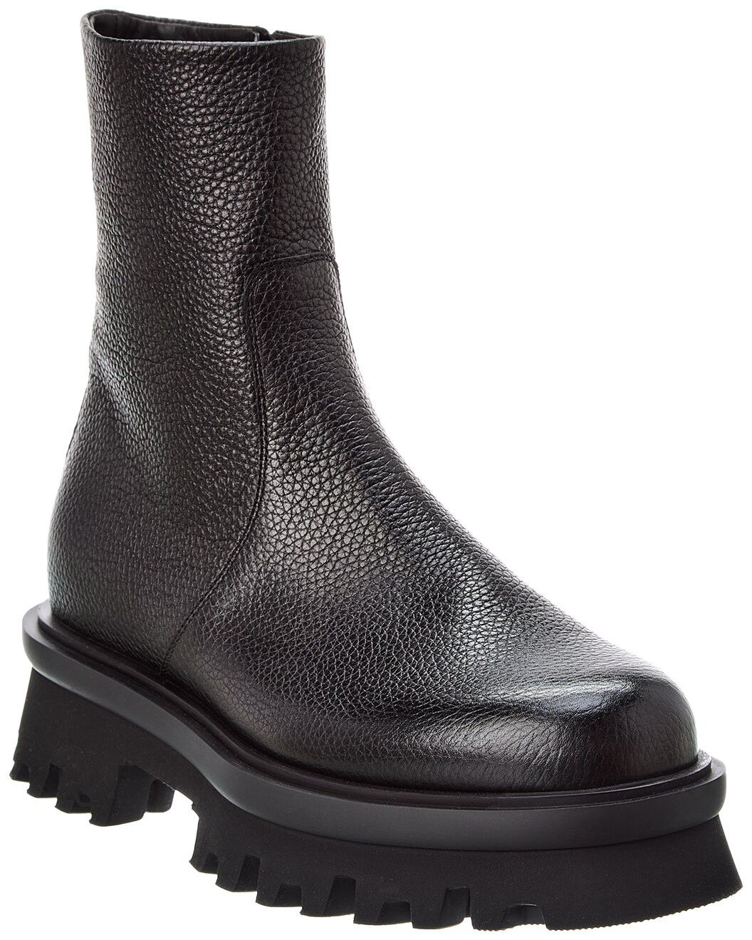 Salvatore Ferragamo o1s1rm1224 Klem Leather Boots in Black Size US 5.5 / IT 35.5 - 2 Thumbnail