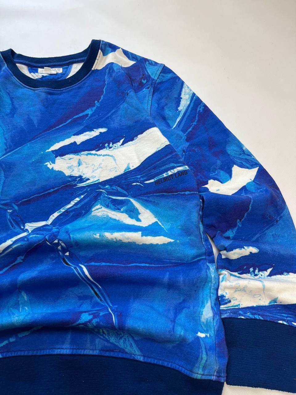 Helmut Lang Designe Helmut Lang Nautical All Over Printed Sweatshirt Y2k Size US M / EU 48-50 / 2 - 2 Thumbnail