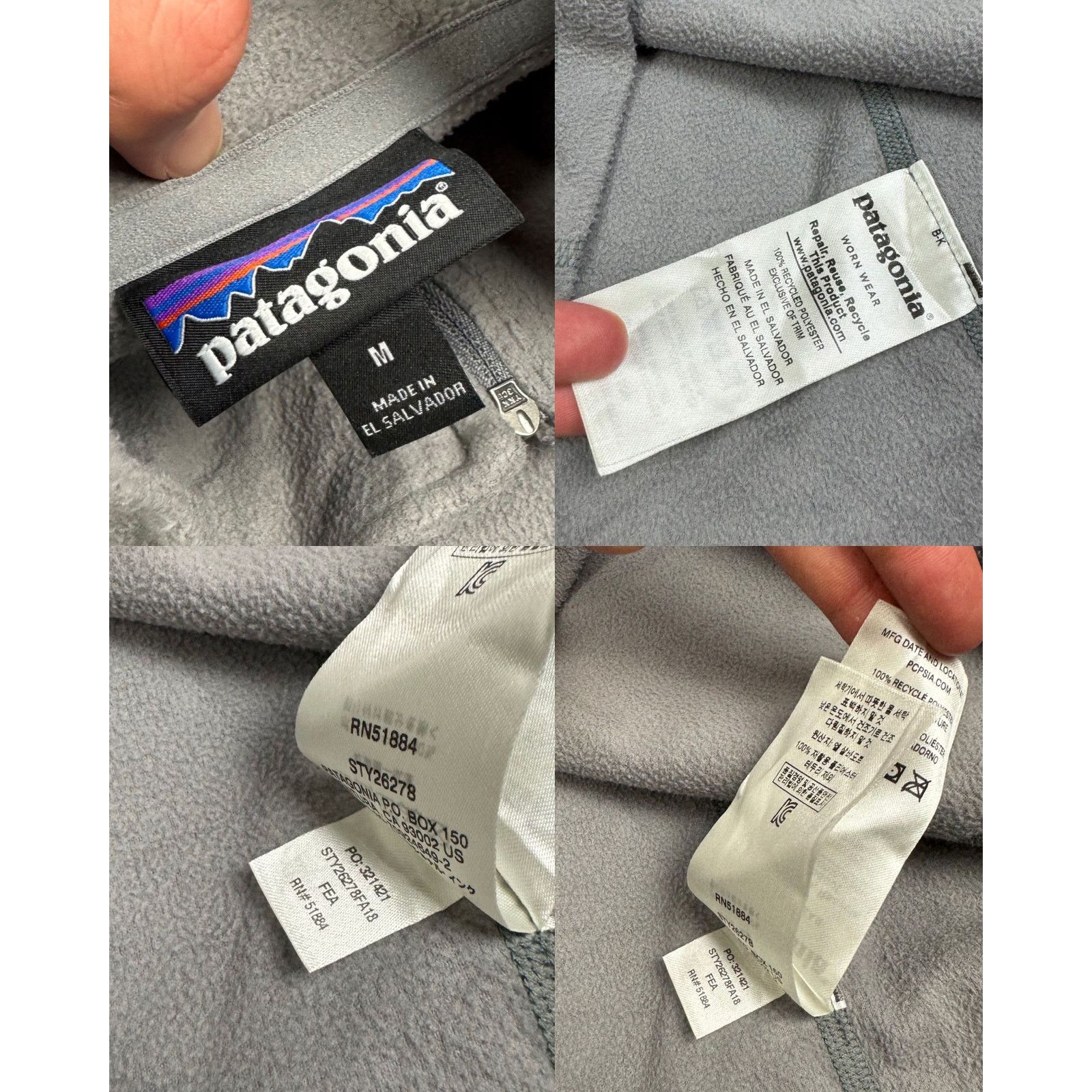 Patagonia Patagonia Gray Fleece Young Life Lake Murray Jacket M Size M / US 6-8 / IT 42-44 - 3 Thumbnail