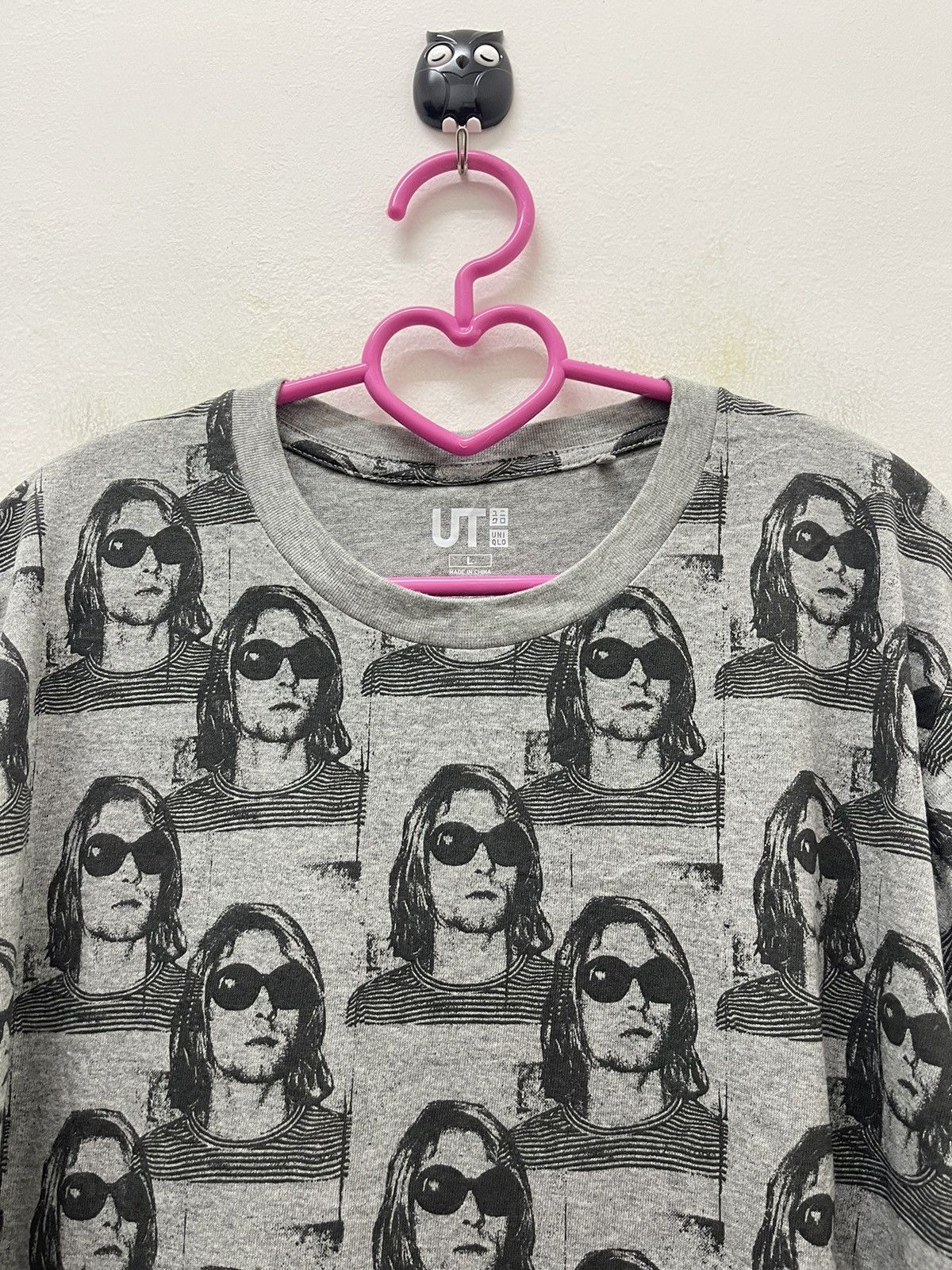 Nirvana Rare KURT COBAIN Nirvana Band Tee Collab Uniqlo Tee Size US L / EU 52-54 / 3 - 4 Thumbnail