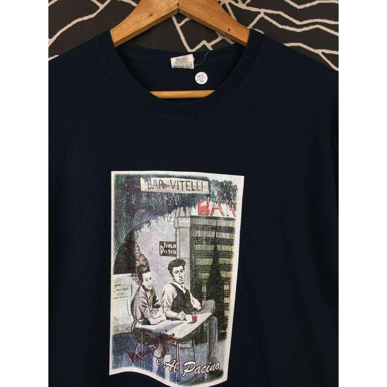 Vintage Al Pacino Maria D'Arrigo Bar Vitelli The Godfather Movie Tee Size US M / EU 48-50 / 2 - 3 Thumbnail
