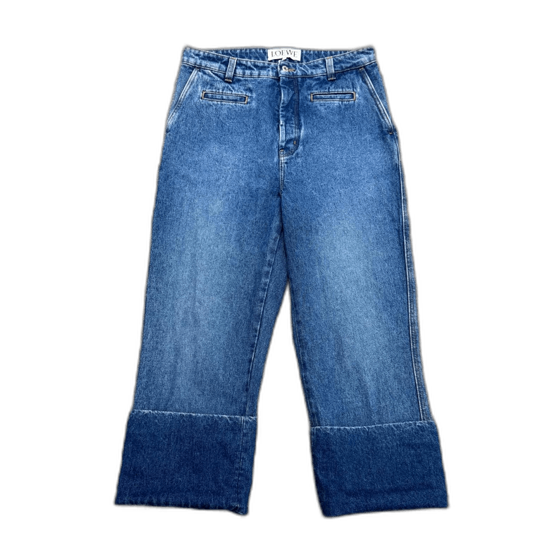Loewe Loewe Wide Leg Denim Trousers-yf Size US 44 / EU 60 - 1 Thumbnail