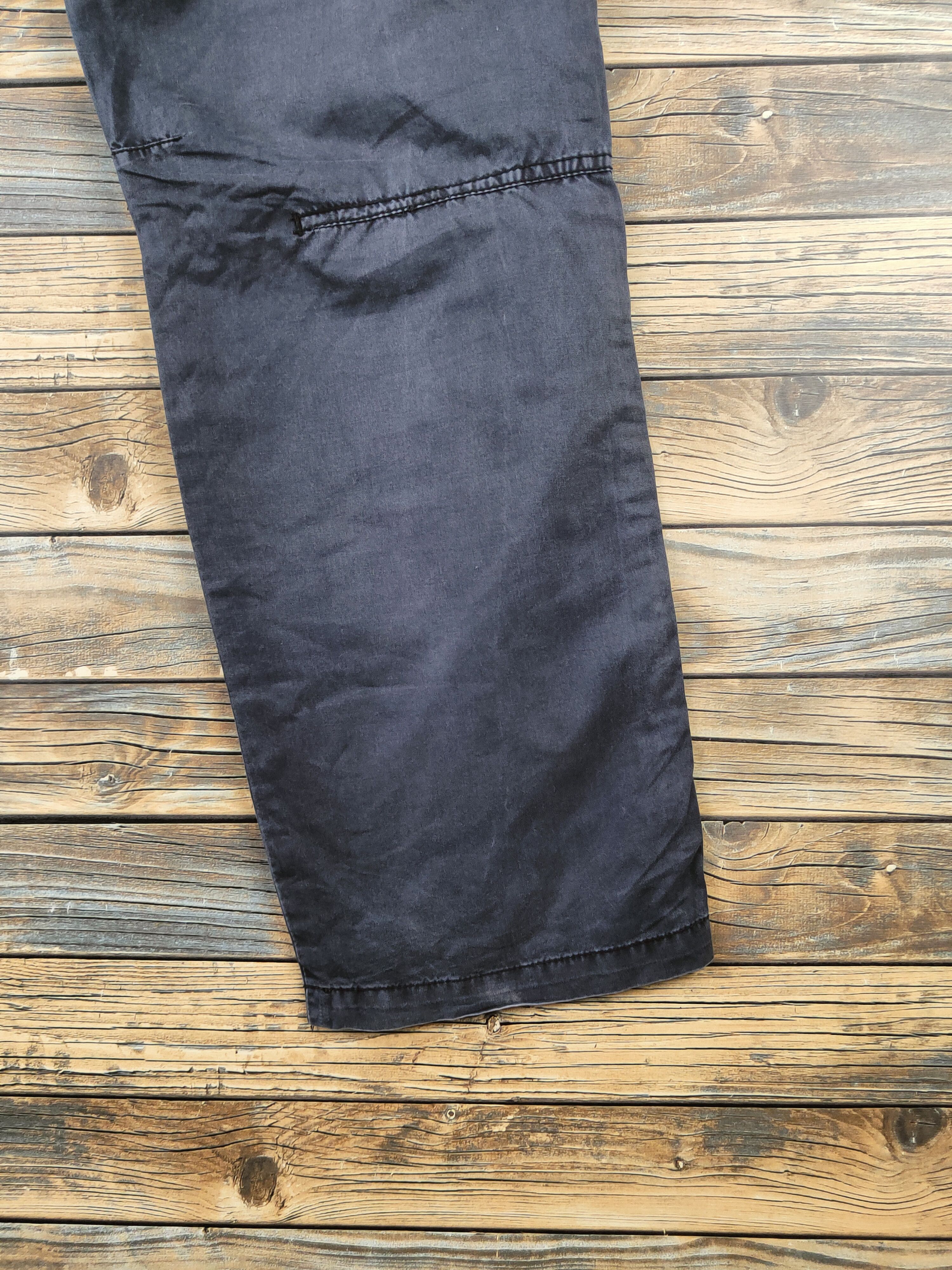 Japanese Brand DL Jeansweat Black Faded Multipocket Cargo Pants #46-135 Size US 32 / EU 48 - 11 Thumbnail