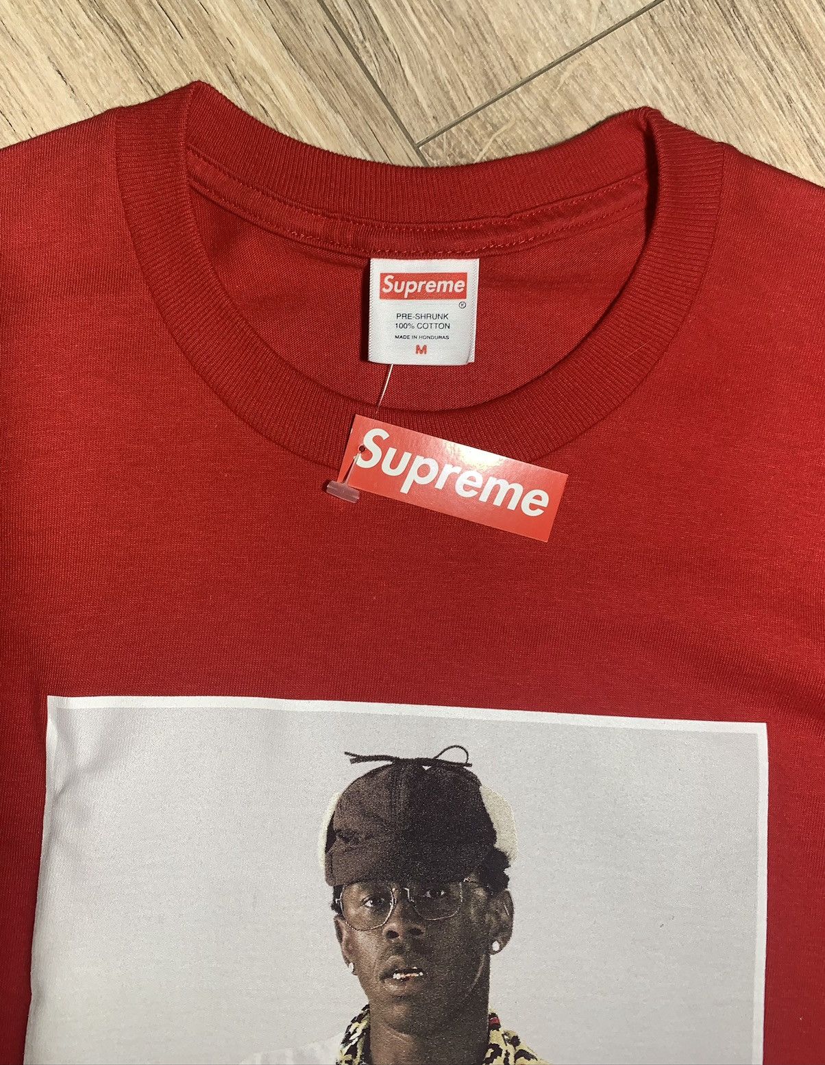 Supreme × Tyler The Creator Supreme Tyler The Creator Red Photo Tee FW24 Size US M / EU 48-50 / 2 - 3 Thumbnail