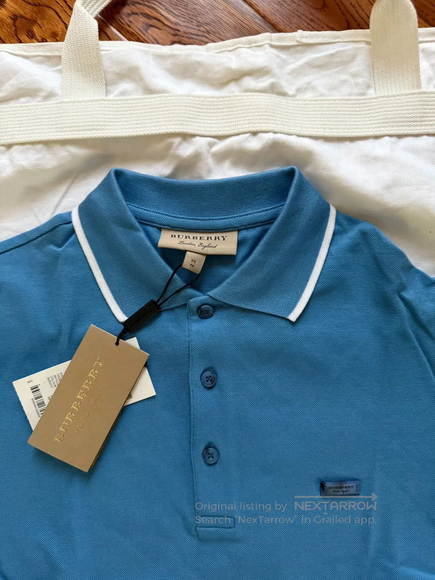 Japanese Brand Burberry Men's Short-Sleeve T-Shirt. Size US XS / EU 42 / 0 - 4 Thumbnail