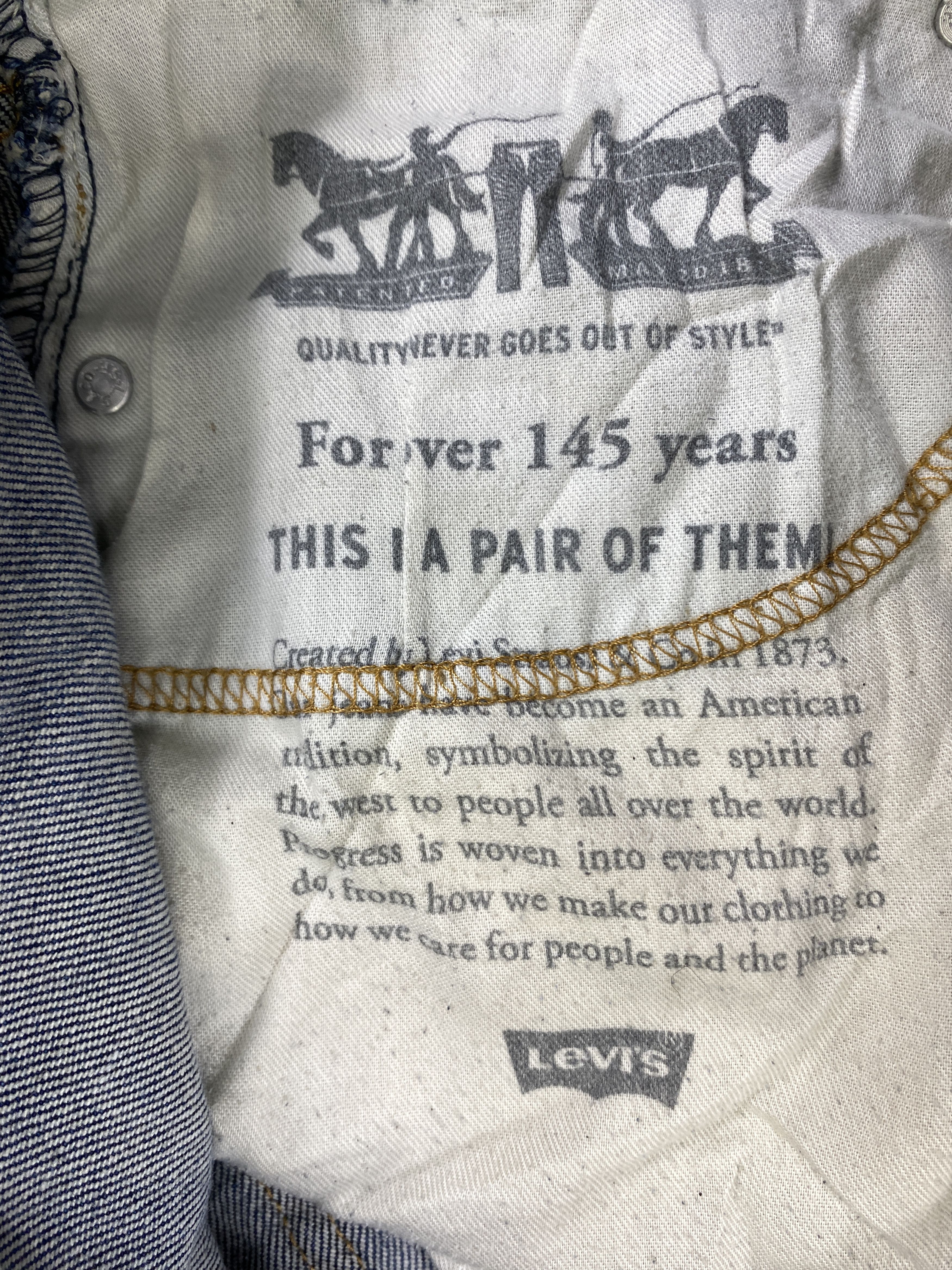 Levi's Faded Blue Vintage Levi's 513 Jeans 36x26.5 - JN3349 Size US 36 / EU 52 - 12 Thumbnail