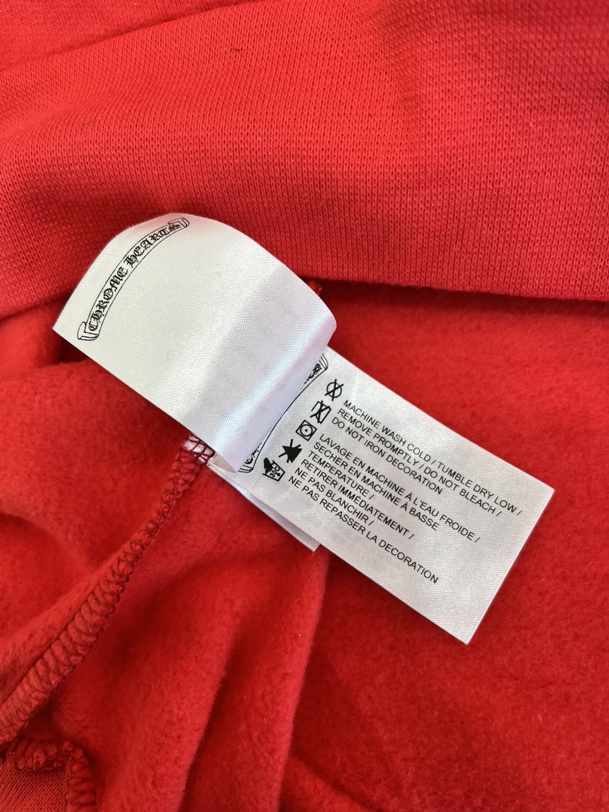 Chrome Hearts Chrome Hearts Logo Hoodie Red Size US XL / EU 56 / 4 - 7 Thumbnail