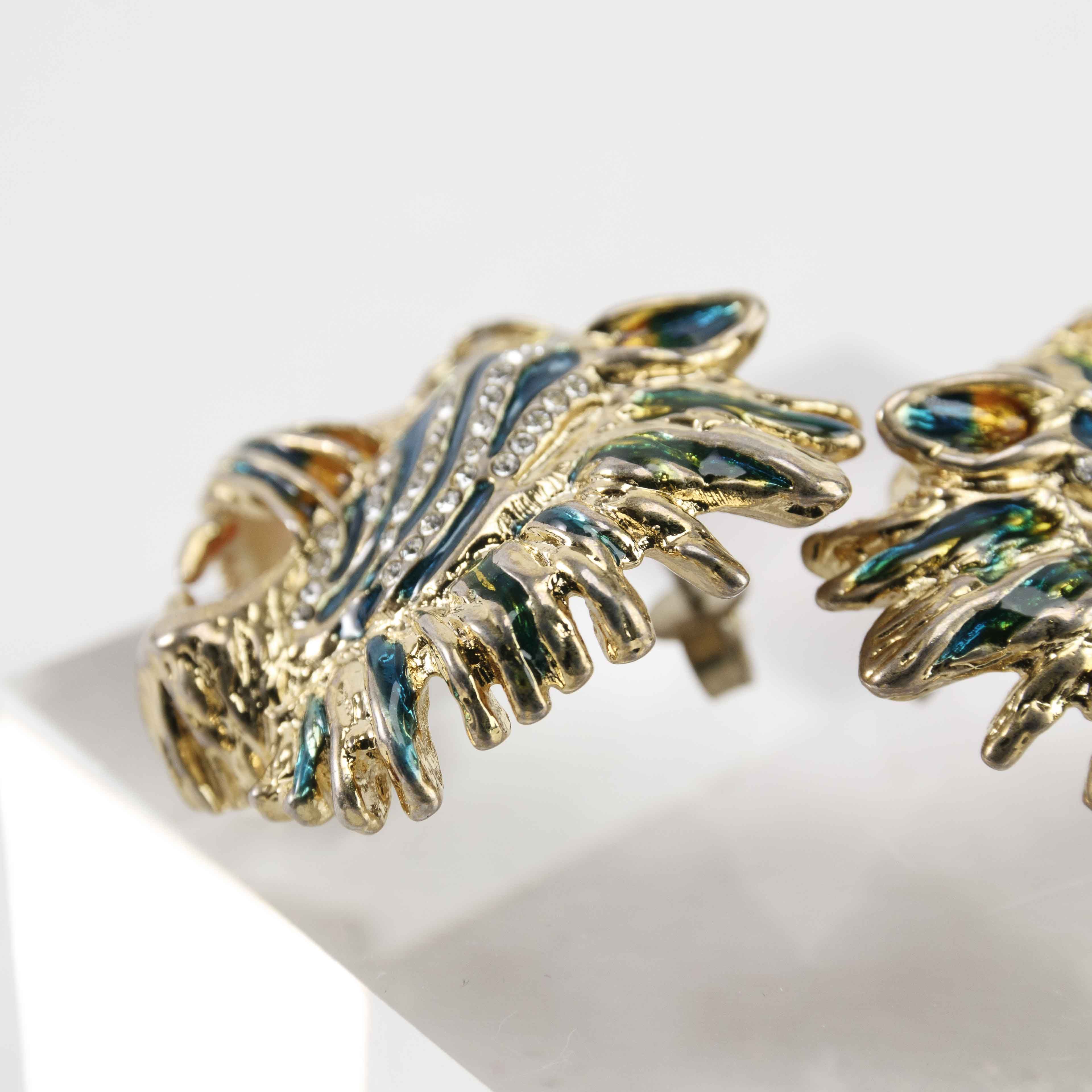 Gucci Gucci Tiger Head Stud Earrings Size ONE SIZE - 11 Thumbnail