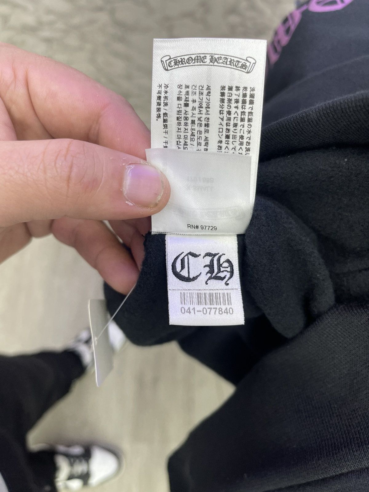 Chrome Hearts Chrome hearts hoodie (black/purple) Size US XS / EU 42 / 0 - 7 Thumbnail