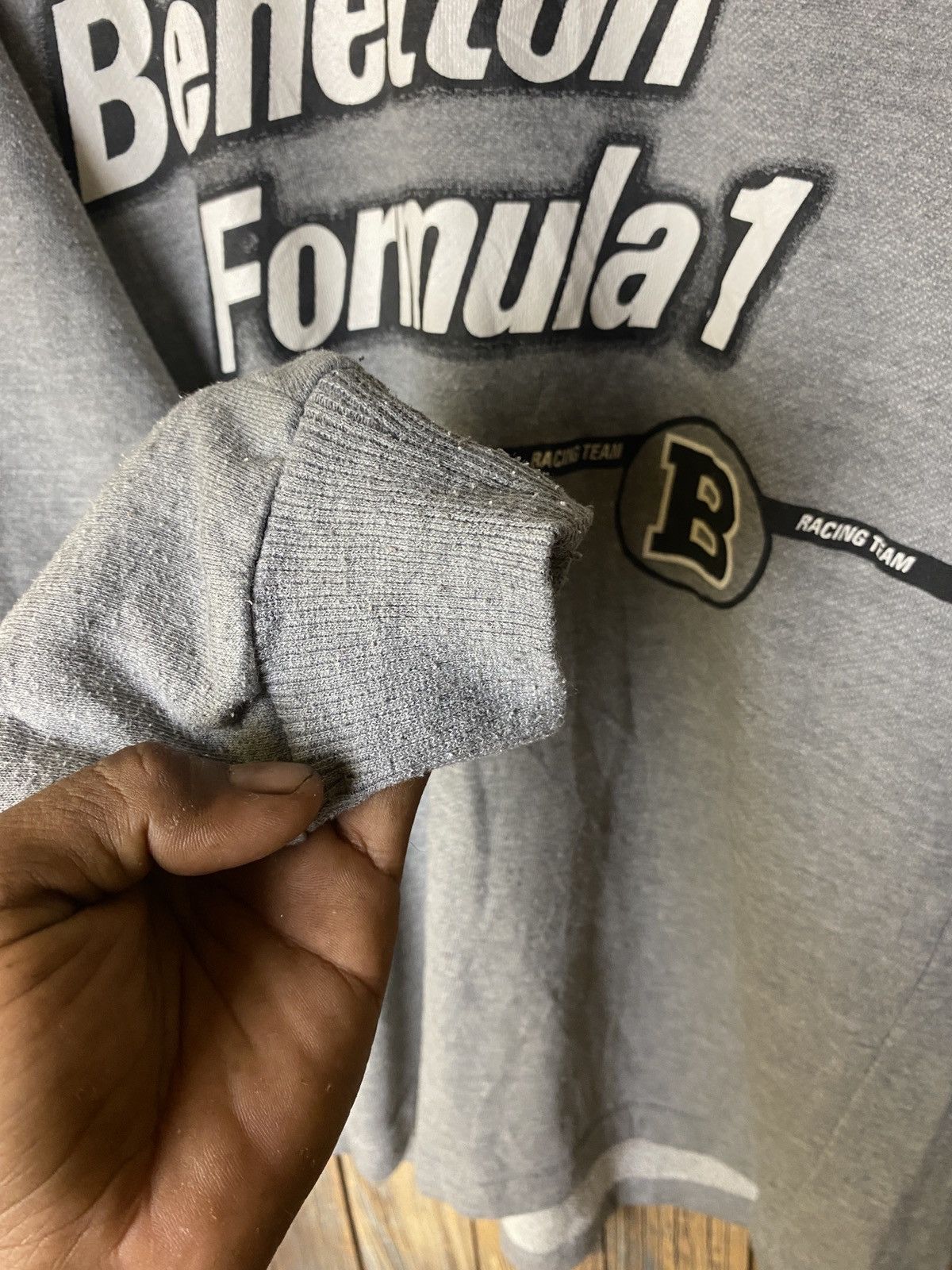 Vintage Vintage benetton formula 1 crewneck sweatshirt Size US M / EU 48-50 / 2 - 6 Thumbnail