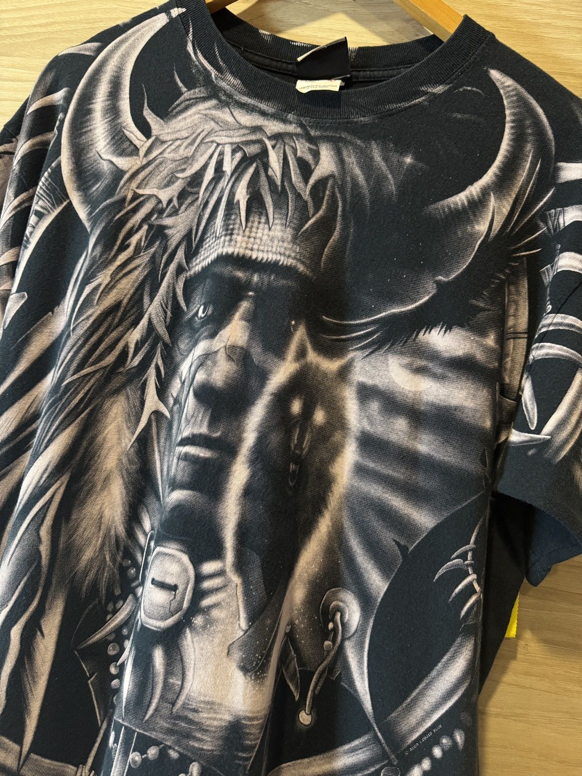 Liquid Blue × Vintage VINTAGE 2003 LIQUID BLUE APACHE WOLF DREAMCATCHER Size US L / EU 52-54 / 3 - 1 Thumbnail