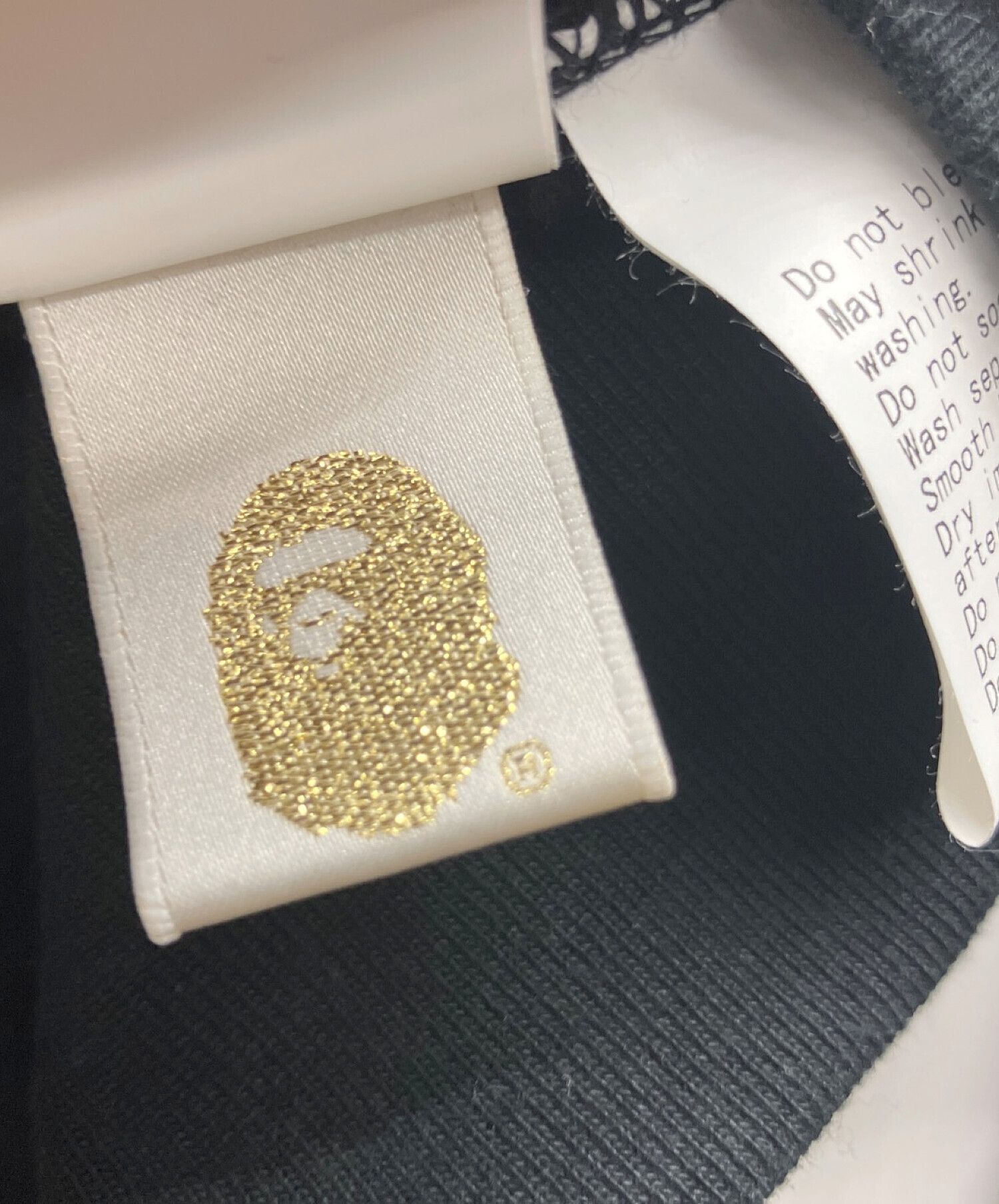 Bape A BATHING APE Bape Print Pullover Hoodie Black L Size US L / EU 52-54 / 3 - 6 Thumbnail