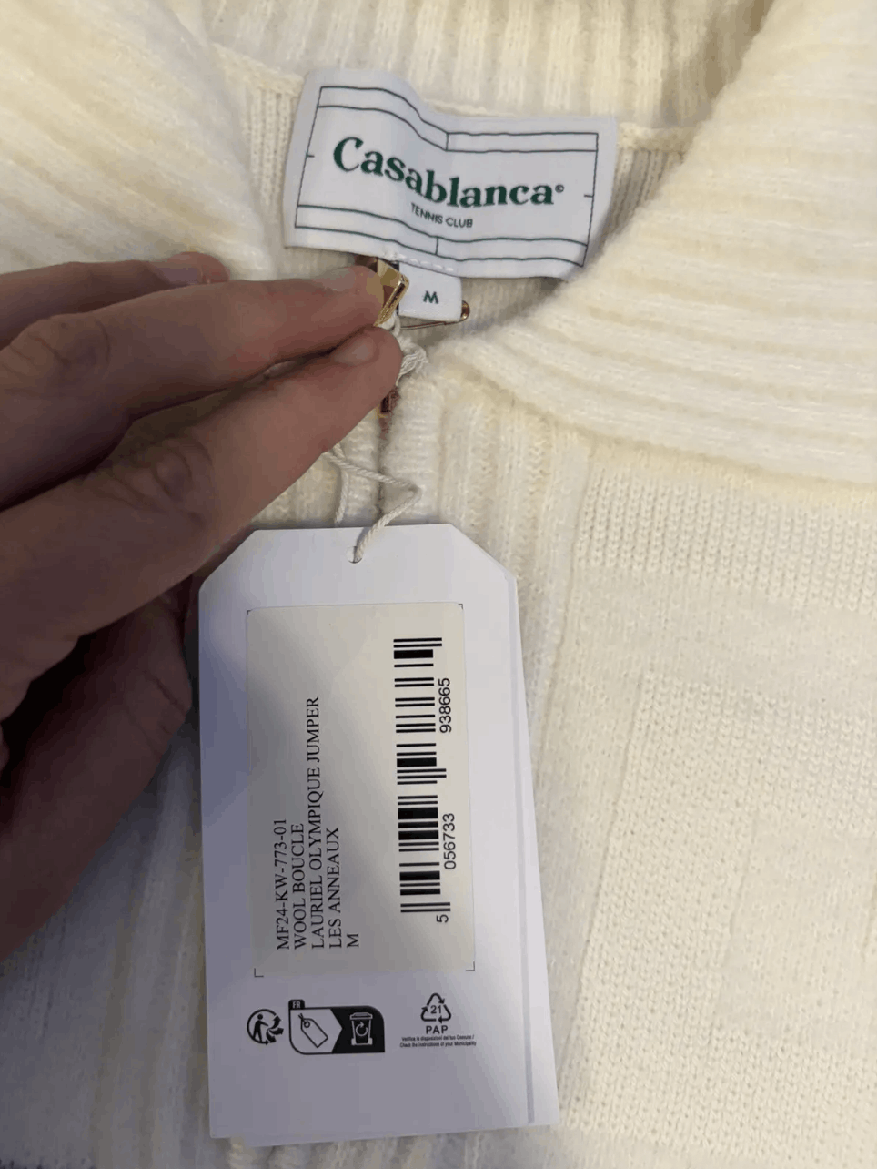 Casablanca *MSG TO OFFER* Casablanca Laurel Jumper BNWT Size US M / EU 48-50 / 2 - 4 Thumbnail