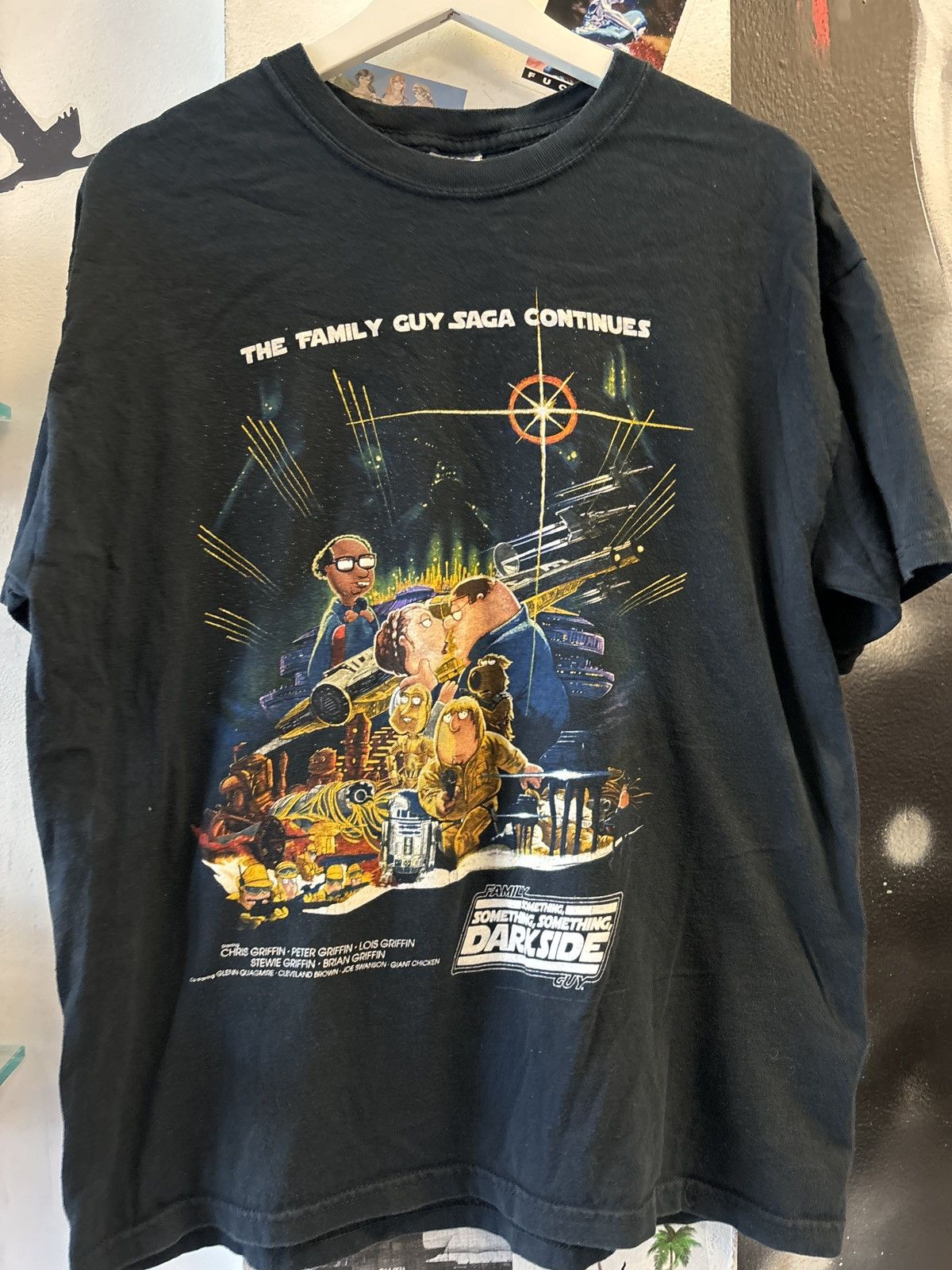 Vintage The family guy saga continues Star Wars t shirt | Grailed