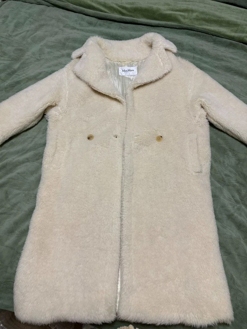 Max Mara Max Mara Teddy Bear Coat Genuine Beige Size S / US 4 / IT 40 - 3 Thumbnail