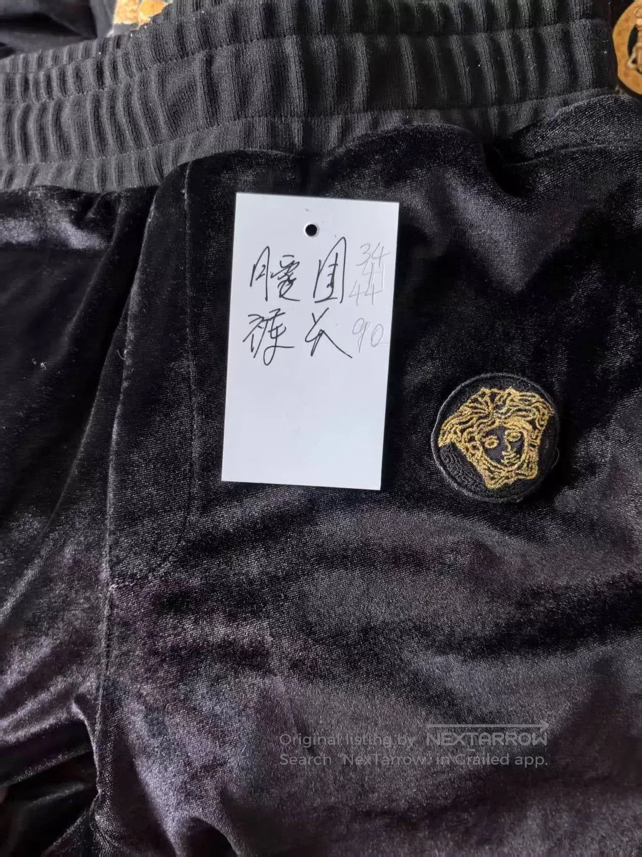 Versace Versace Velvet Pants with Medusa Logo. Size US 32 / EU 48 - 4 Thumbnail