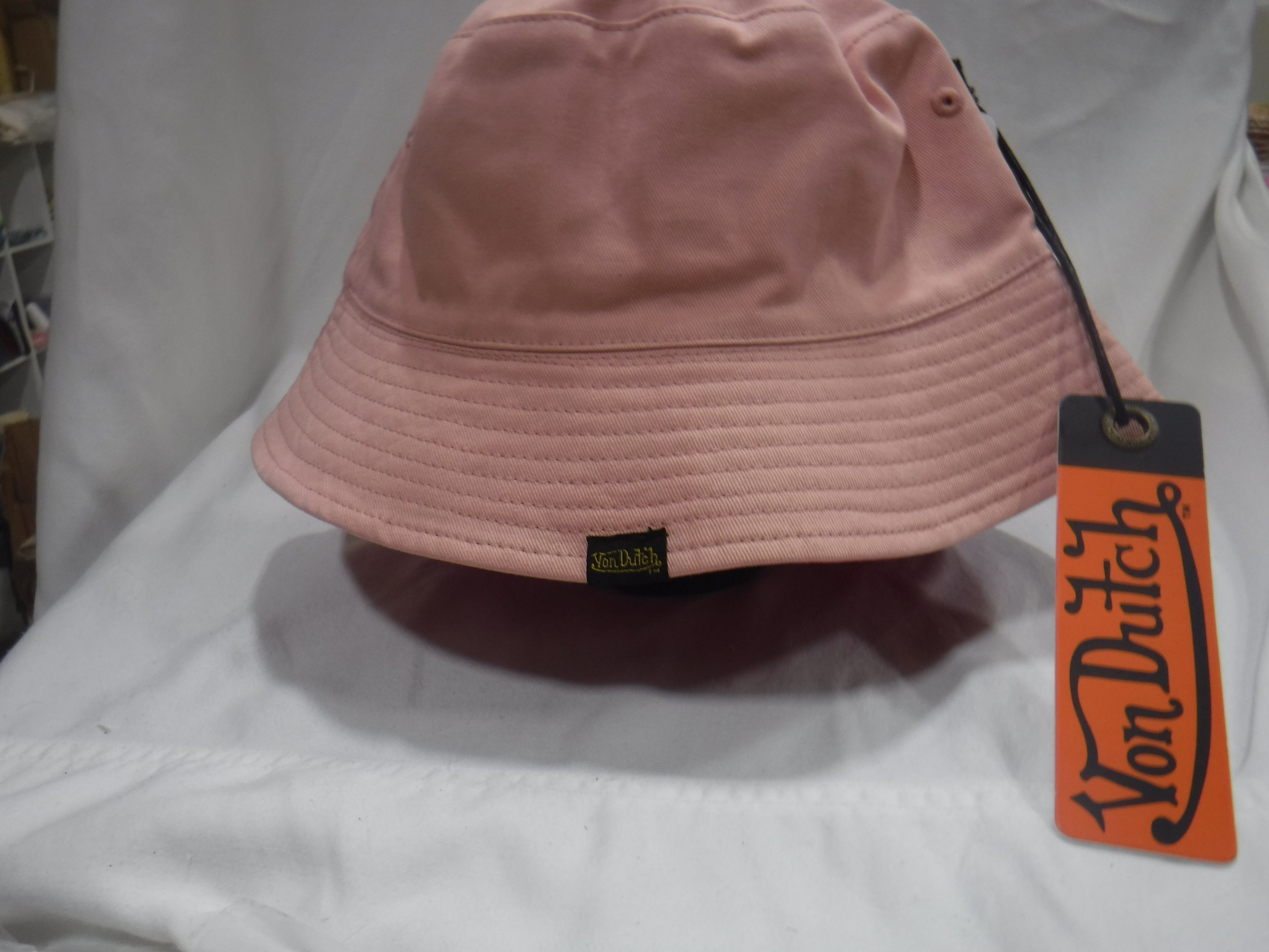 Von Dutch Von Dutch Pink Reversible Bucket Hat (VH60) Size ONE SIZE - 2 Thumbnail