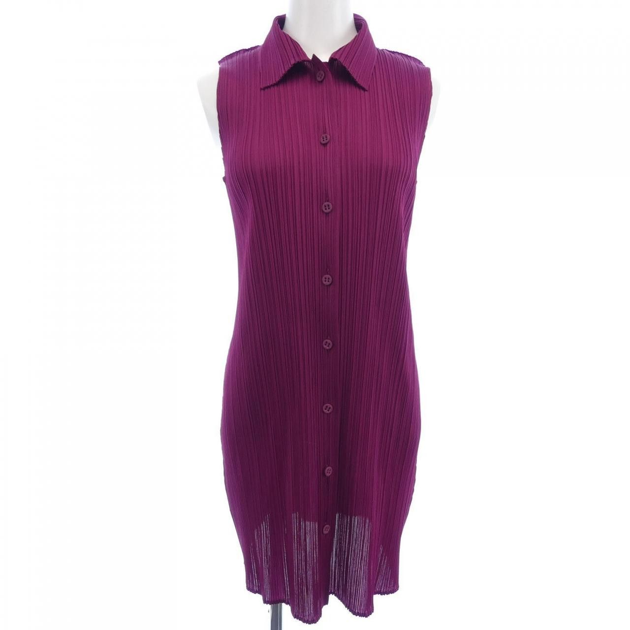 Issey Miyake Issey Miyake PLEATS PLEASE One Piece Dress Textile Dresses PP13-JT127 DUTY FREE for USA Size ONE SIZE - 1 Thumbnail