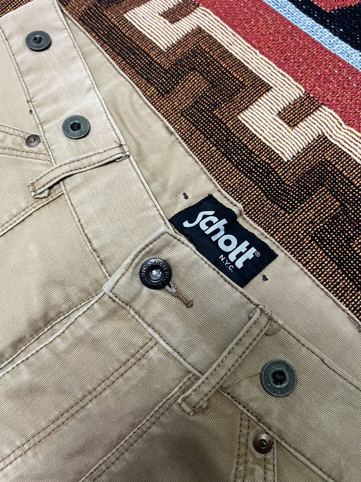 Schott 💀Vtg Schott Nyc Fatigue pants💀 Size US 34 / EU 50 - 7 Thumbnail