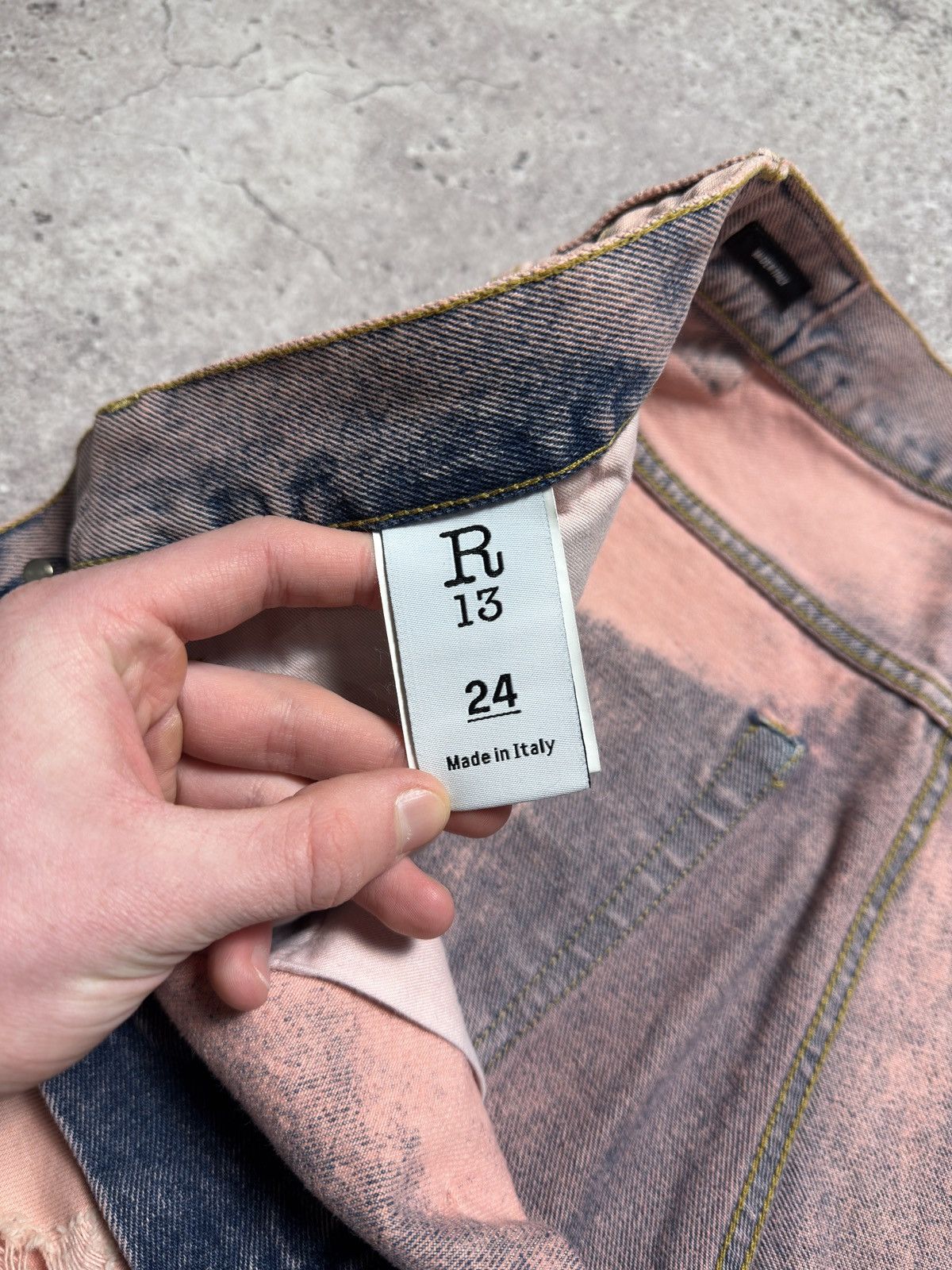 R13 R13 Distressed Slim Jeans Size 24" / US 00 / IT 34 - 9 Thumbnail