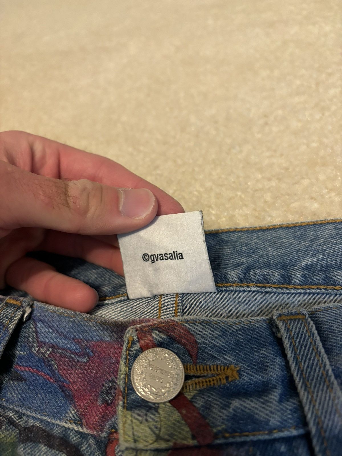 Vetements Vetements AW21 Graffiti Straight Jeans Size US 32 / EU 48 - 5 Thumbnail