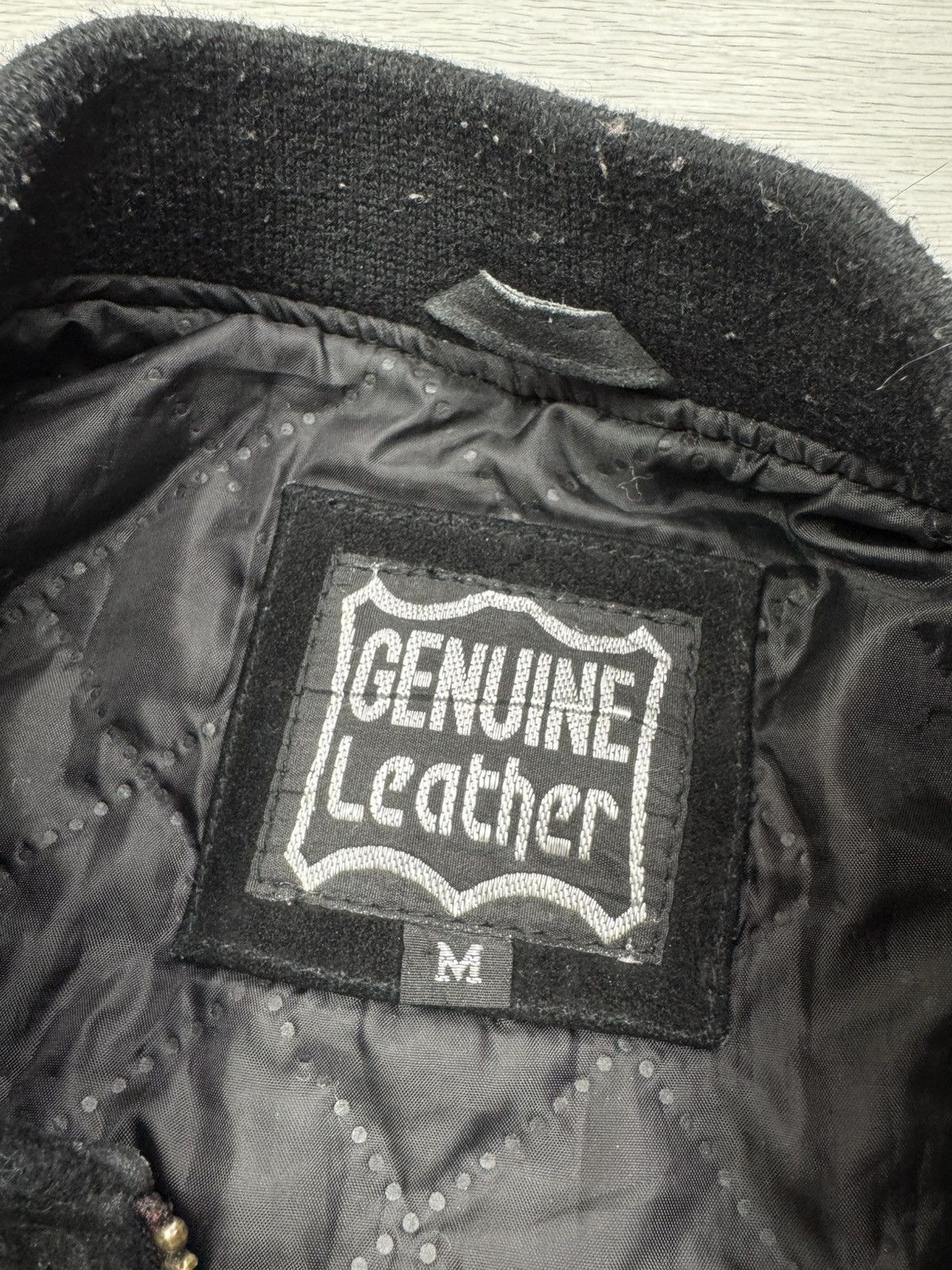 Vintage Vintage 90s Streetwear Quilted Suede Leather Bomber Jacket Size US M / EU 48-50 / 2 - 8 Thumbnail