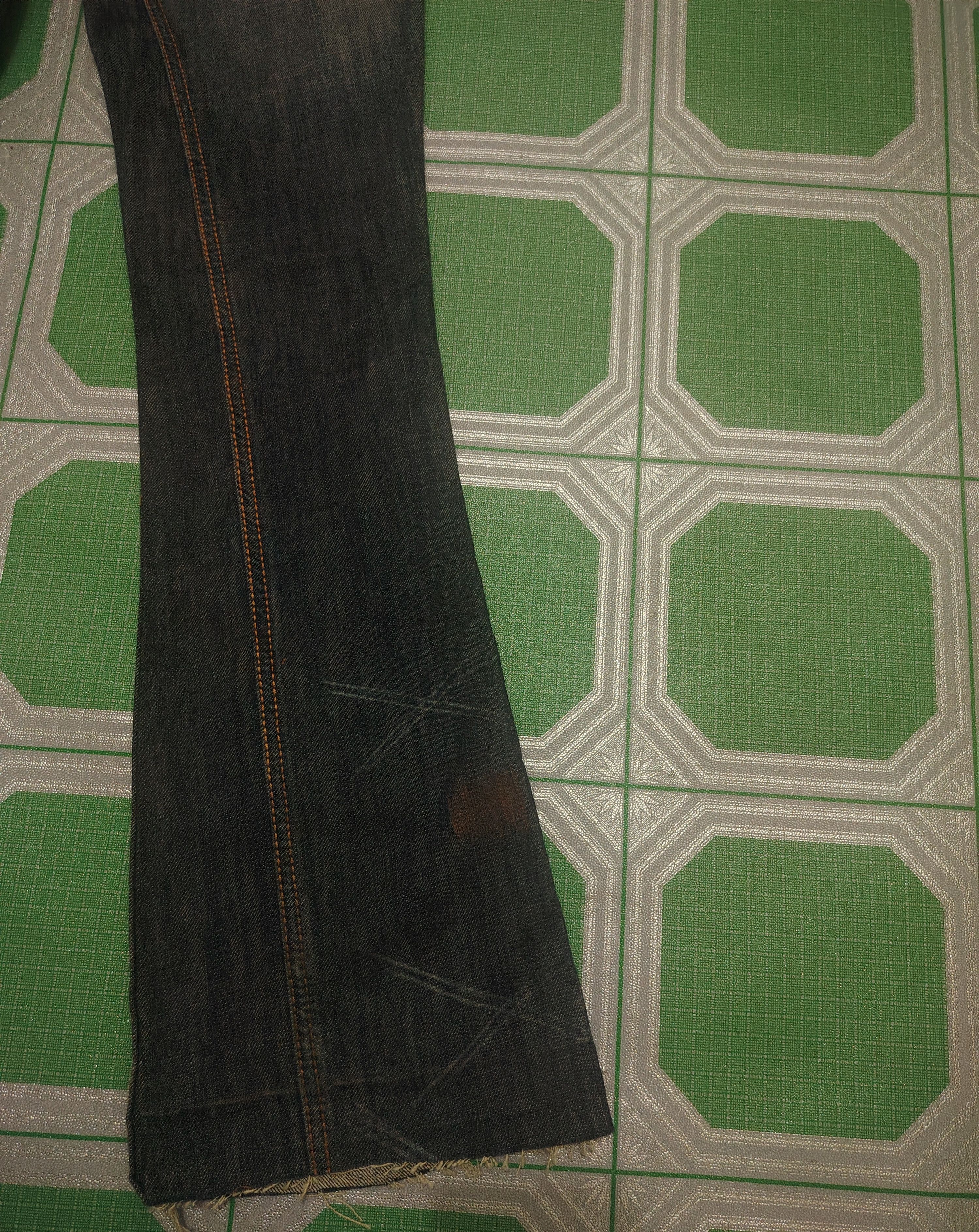 Antik Denim Antik Denim Flared Distress Jeans Embroidered Navajo Pockets Size 26" / US 2 / IT 38 - 16 Thumbnail