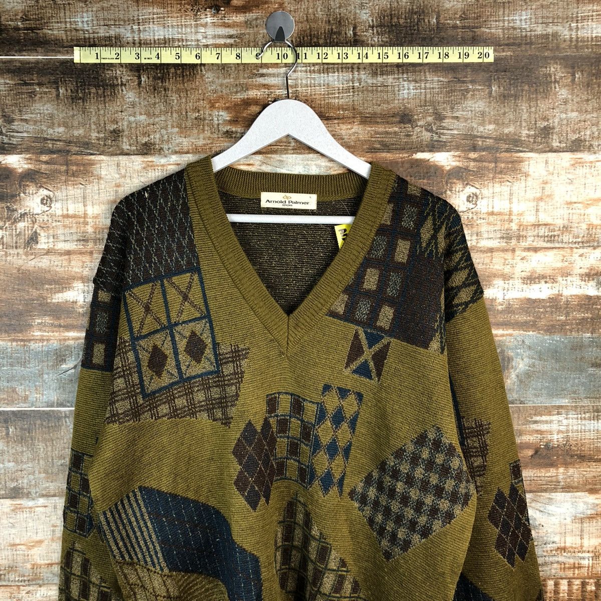 Vintage Arnold Reborn vintage Green Knitwear #A1246 Size US L / EU 52-54 / 3 - 2 Thumbnail