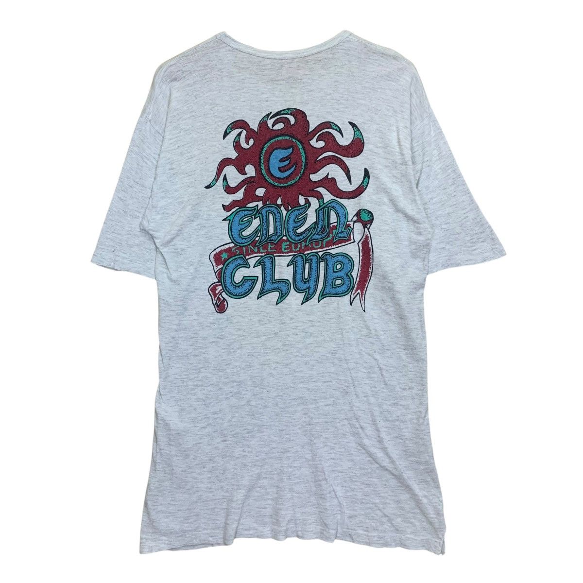Quiksilver Vintage 90s Eden Club Europe Surfboards Big Logo Tee Size US M / EU 48-50 / 2 - 1 Thumbnail