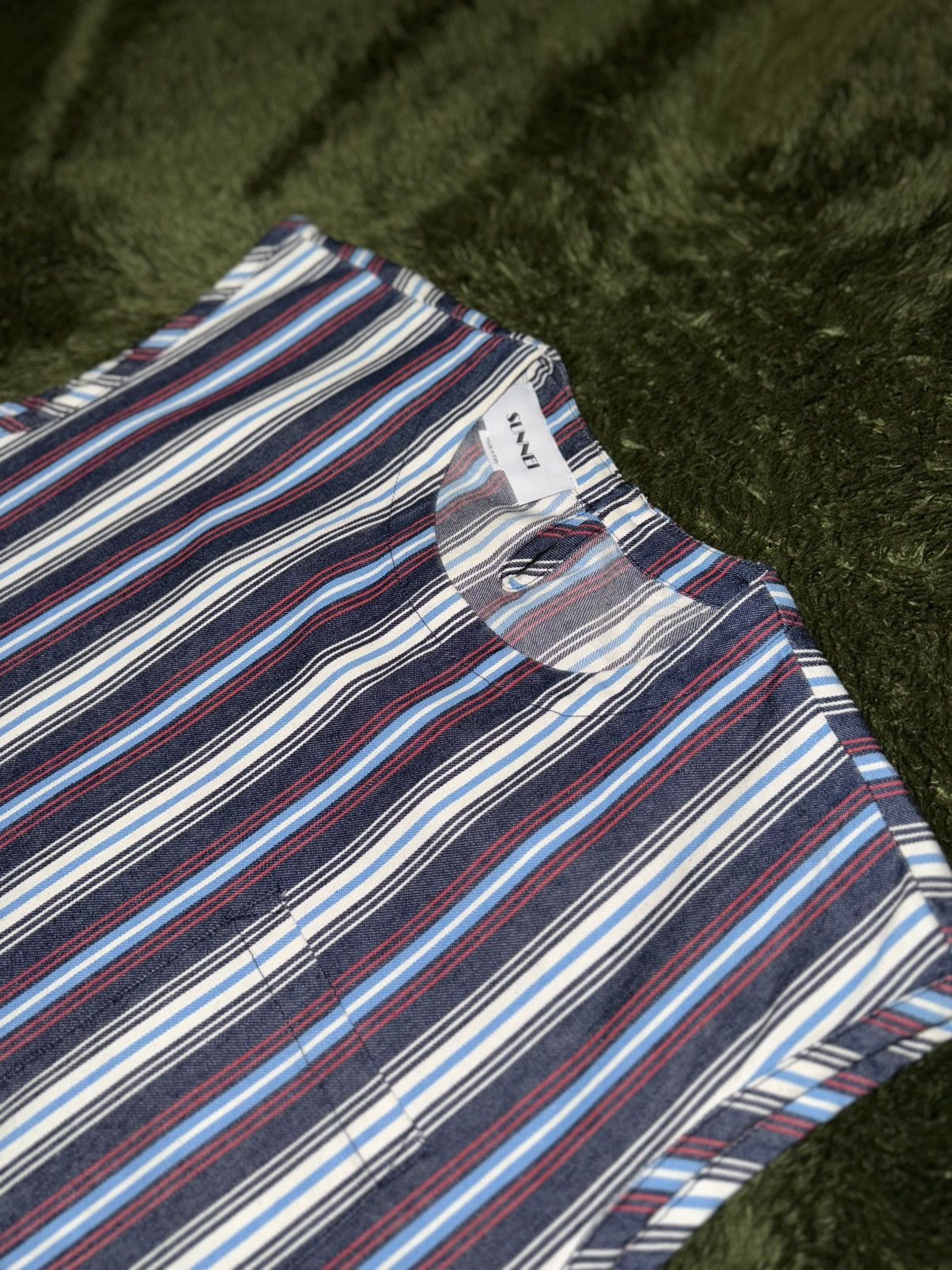 Sunnei [M] SUNNEI Striped Sleeveless Top Made in Italy Size US M / EU 48-50 / 2 - 2 Thumbnail