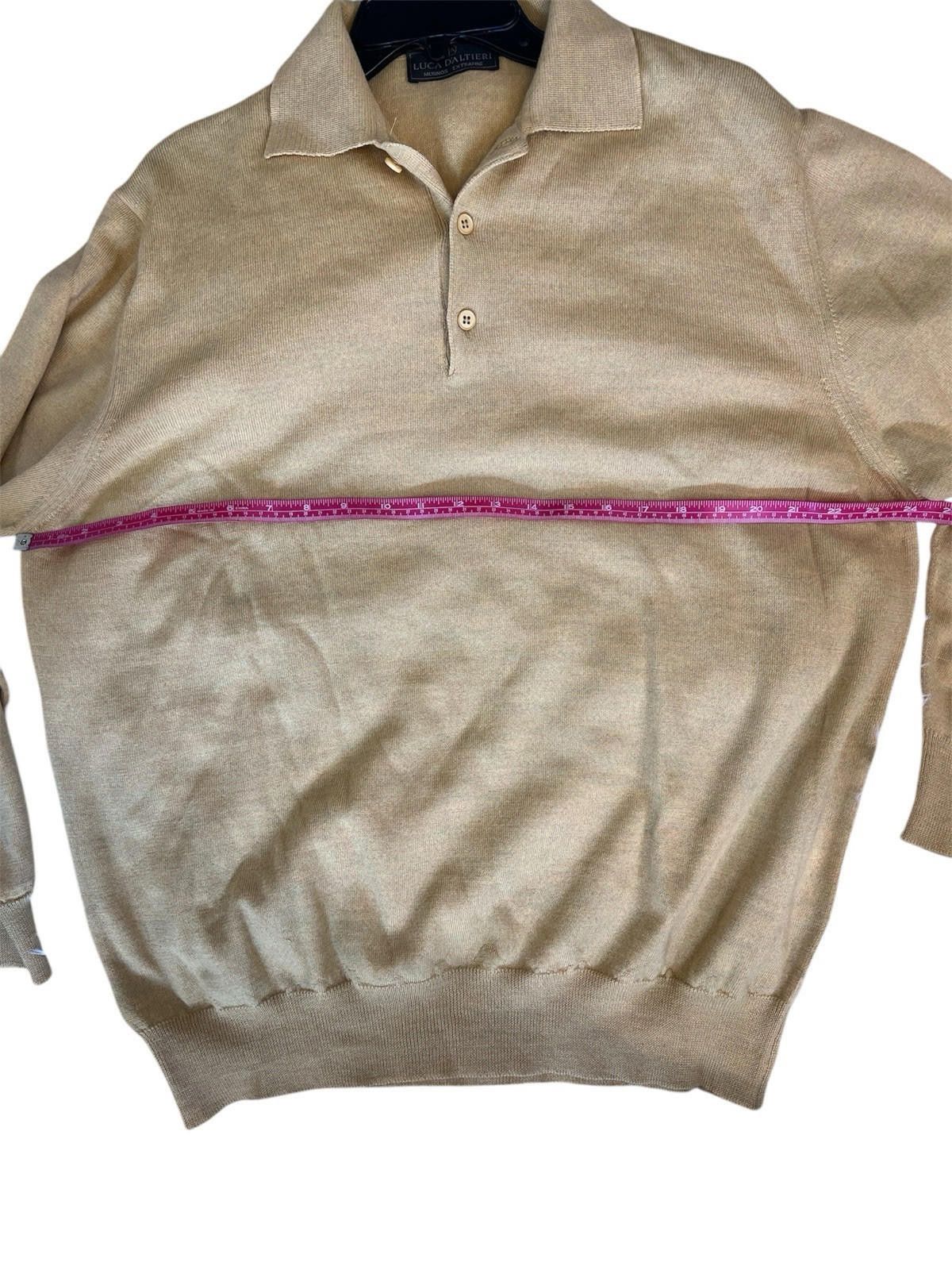 Designer Luca d’altieri Virgin Wool Sweater Sz XL Size US XL / EU 56 / 4 - 5 Thumbnail