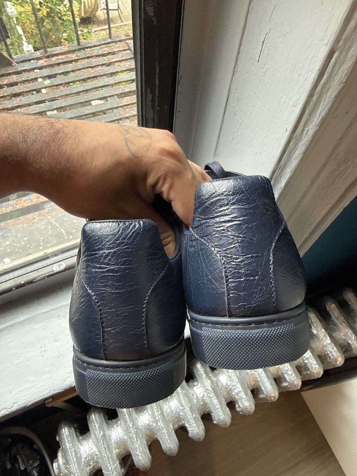 Balenciaga Balenciaga Arena Navy Blue Size US 9 / IT 39 - 6 Thumbnail