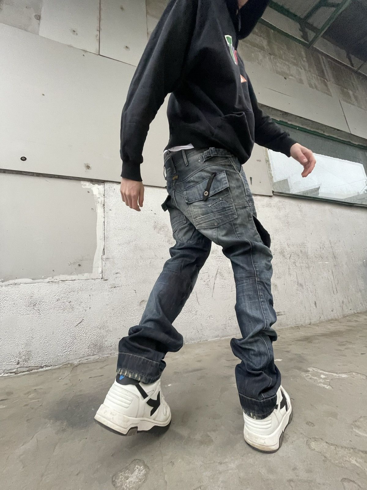 G-Star × Vintage Vintage G star Raw 5620 jeans double knee Size US 32 / EU 48 - 14 Thumbnail