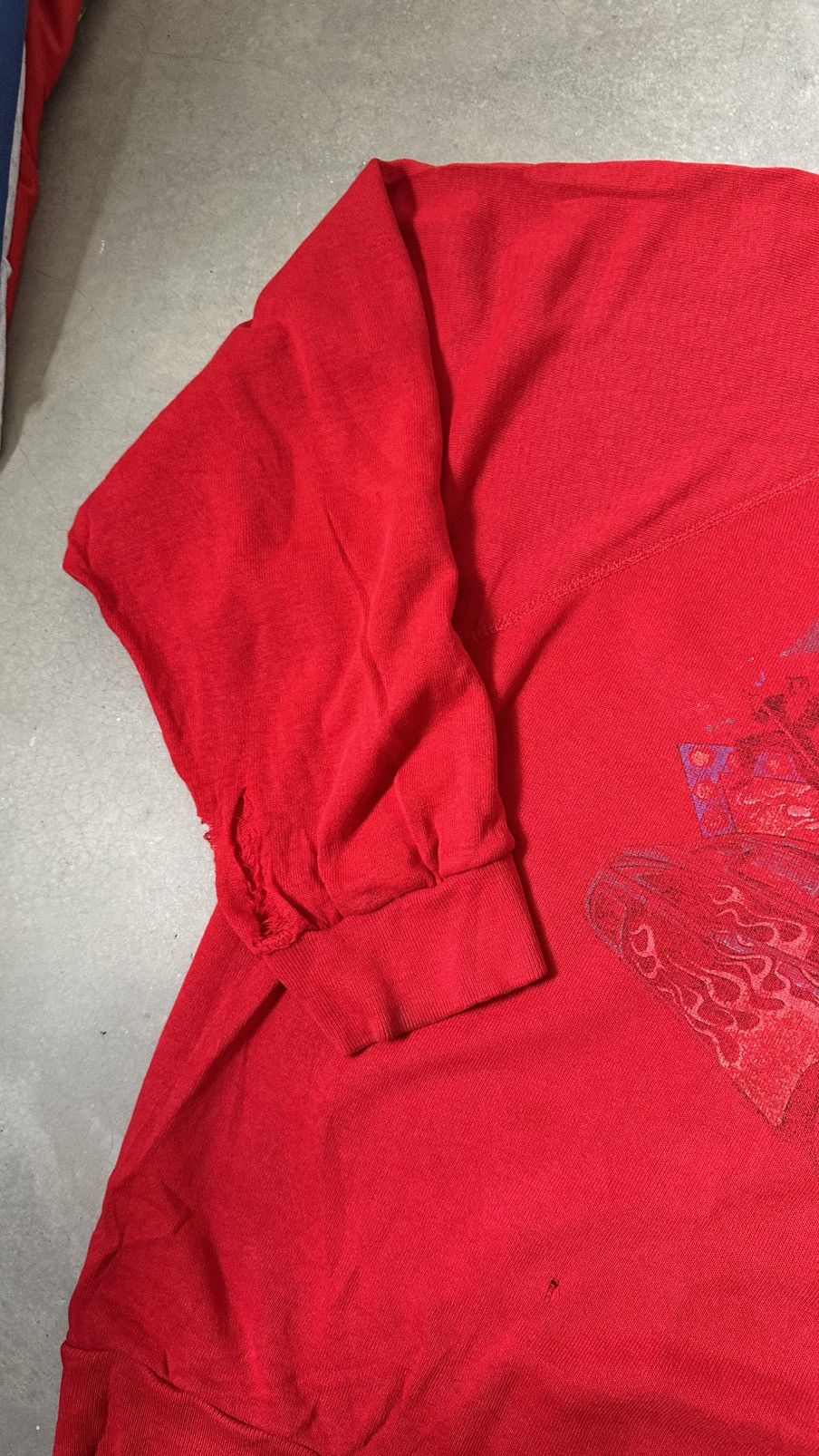 Vintage VINTAGE CAR SHOW RACING LOST IN 50S SWEATSHIRT Size US XXL / EU 58 / 5 - 4 Thumbnail