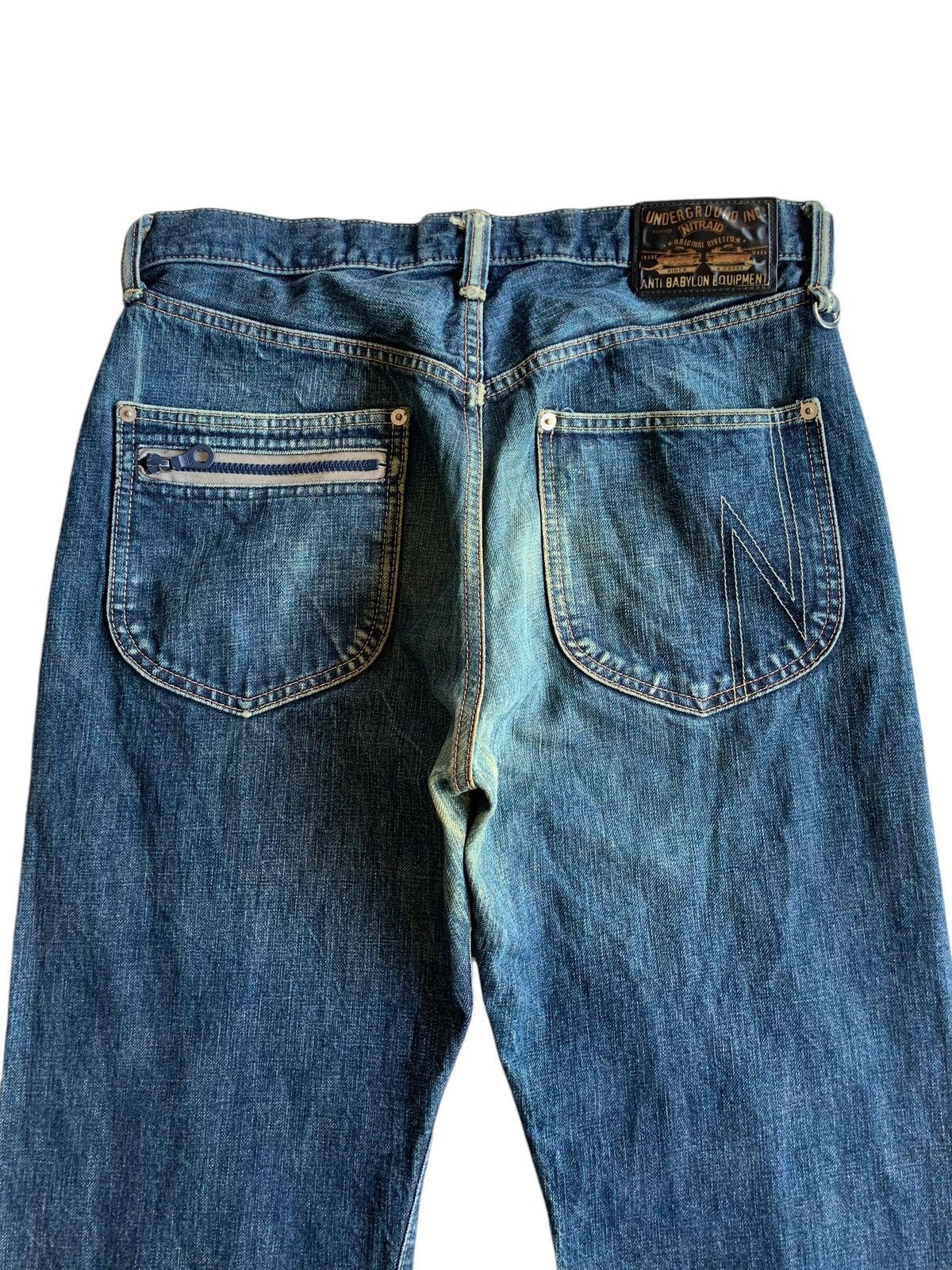 Kapital Underground Inc Nitraid Japanese Selvedge Jeans Denim ☠️ Size US 31 - 6 Thumbnail
