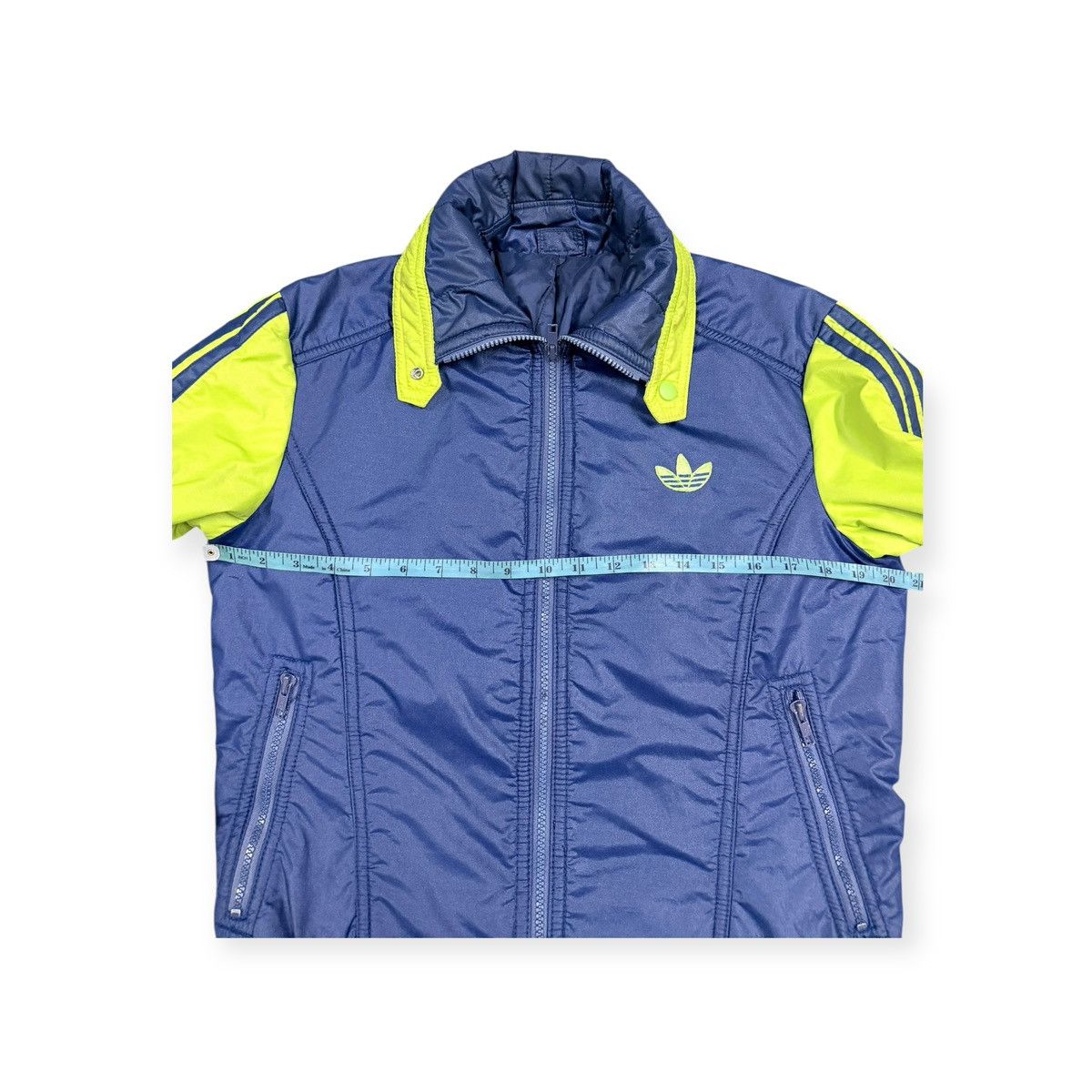 Adidas Vtg🔥Adidas Trefoil Ski Color Block Highneck zipper Jacket Size US M / EU 48-50 / 2 - 12 Thumbnail
