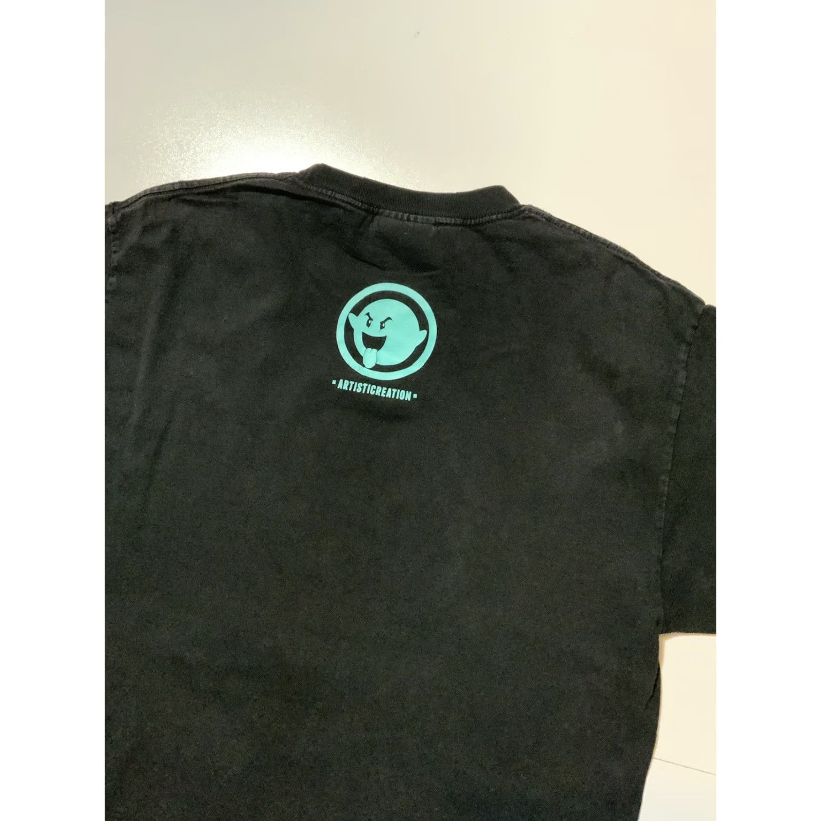 Vintage VINTAGE ArtistiCreation Ghost Ice Cream Skateboarding Graphic Black S/S Crew T-Shirt LG Mens Size US L / EU 52-54 / 3 - 4 Thumbnail
