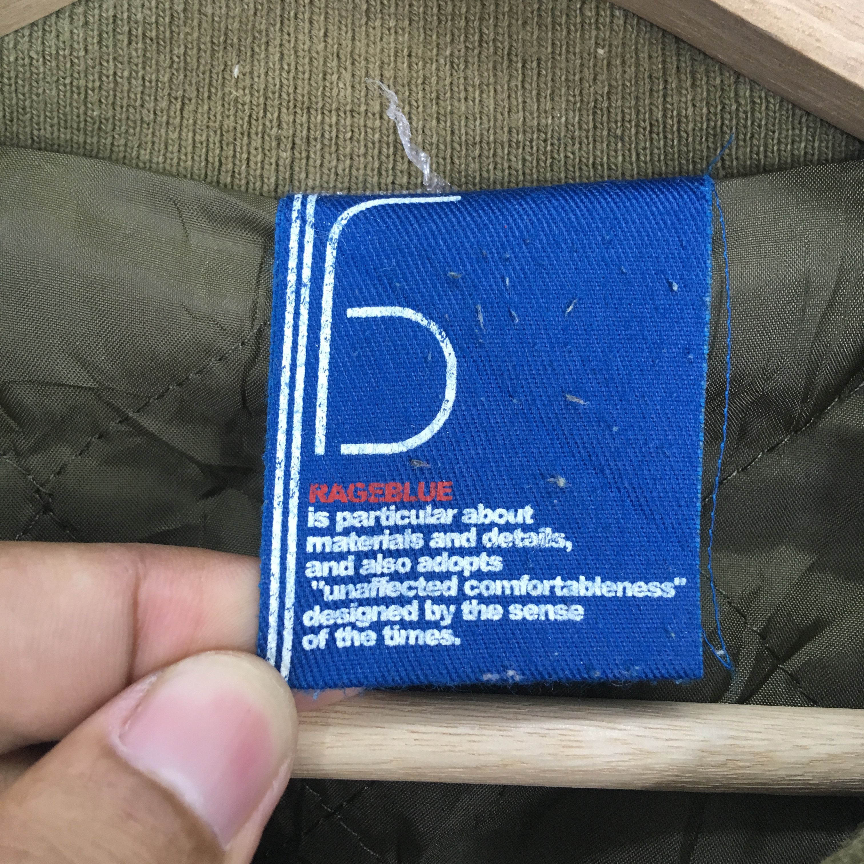 RAGEBLUE Vintage Rageblue Japanese Workers Olive Green Jacket Size US L / EU 52-54 / 3 - 9 Thumbnail