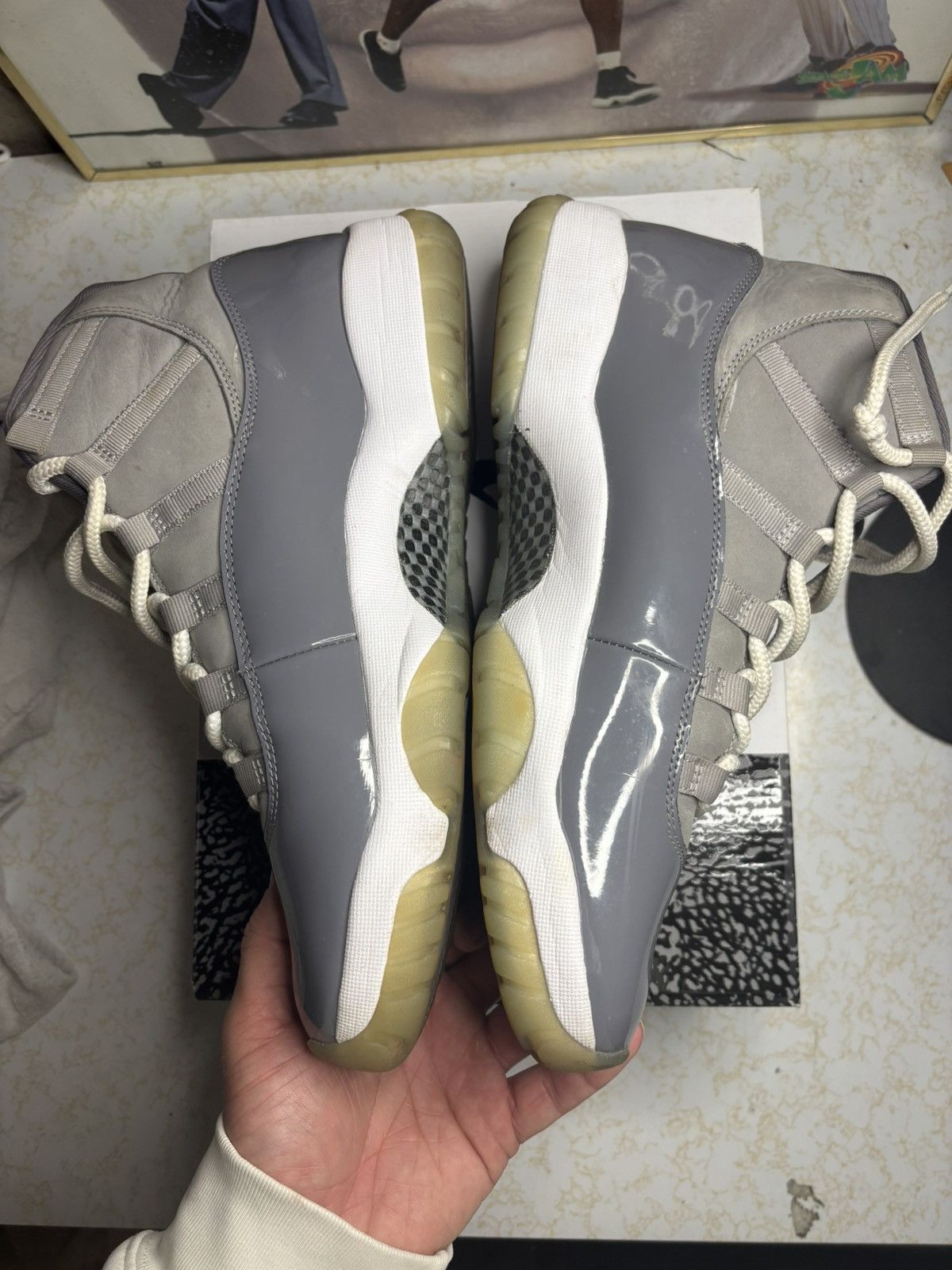 Jordan Brand Air Jordan 11 Retro Cool Grey Size US 12.5 / EU 45-46 - 3 Thumbnail