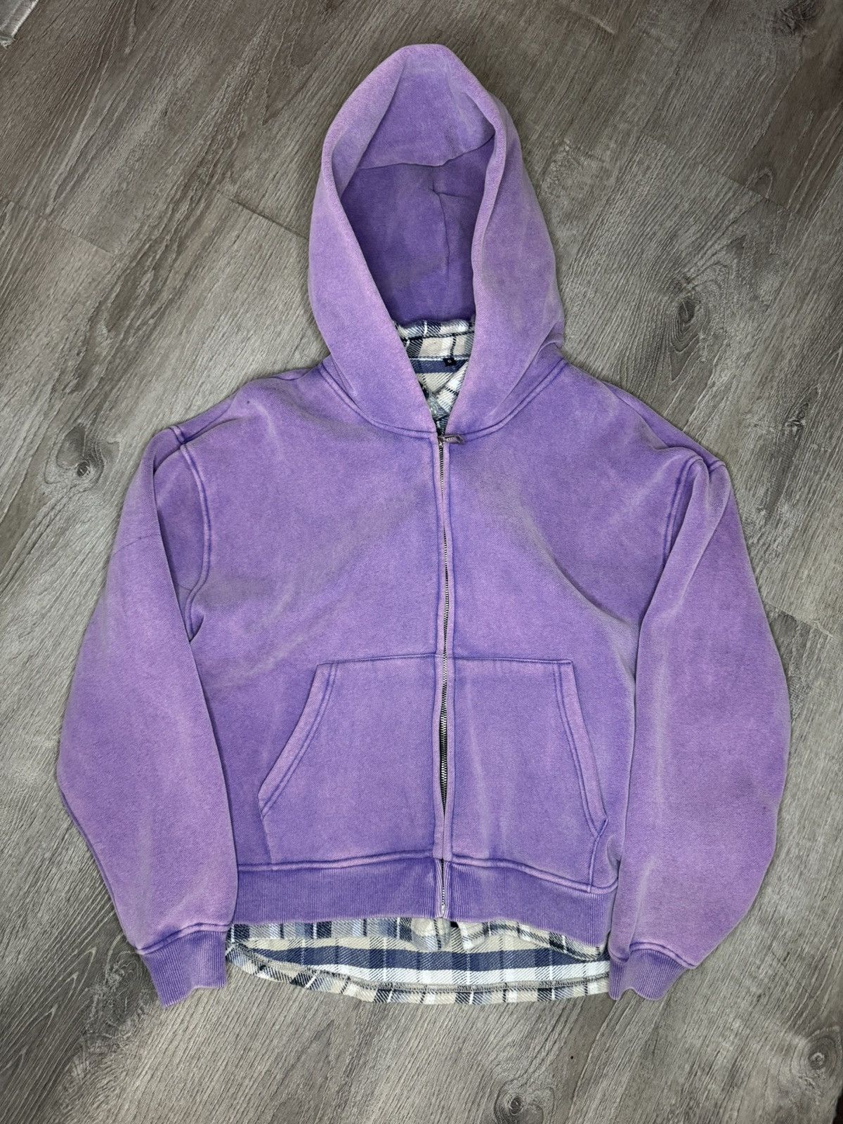 The GV Gallery GV GALLERY FLANNEL ZIP UP HOODIE Size US S / EU 44-46 / 1 - 3 Thumbnail