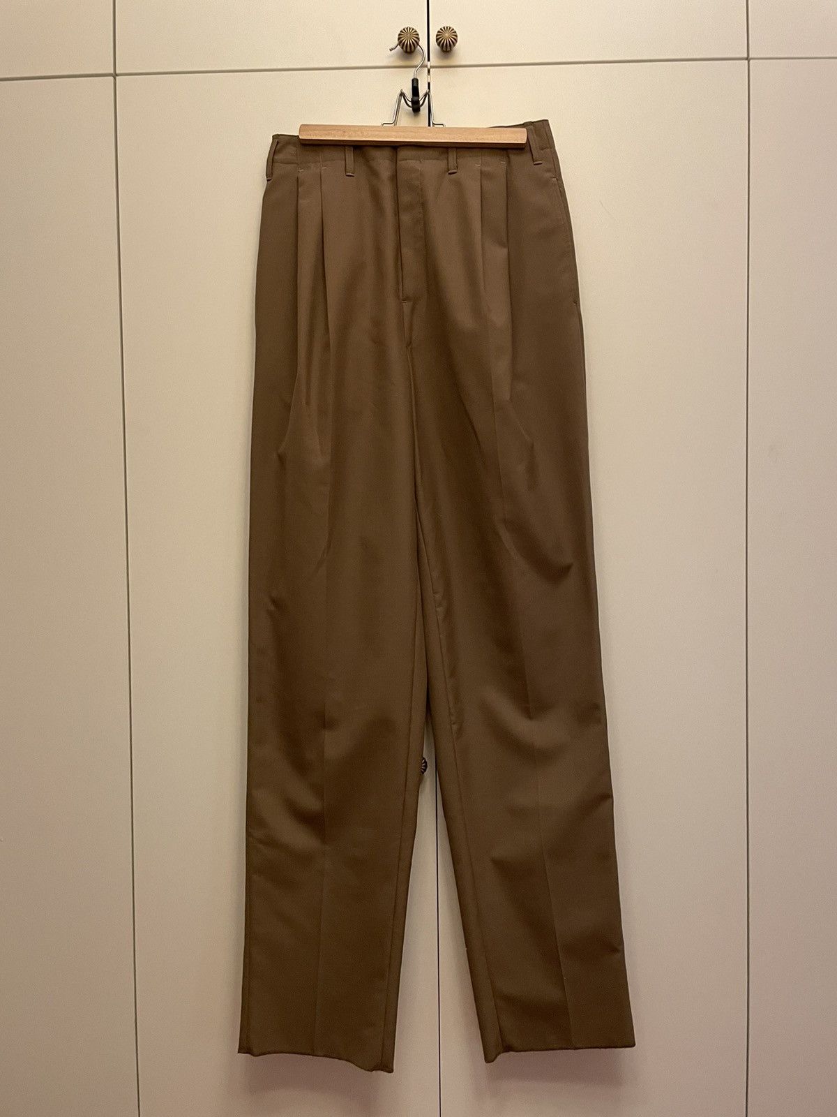 Lemaire LEMAIRE Brown Wool Suits Size 46L - 4 Thumbnail