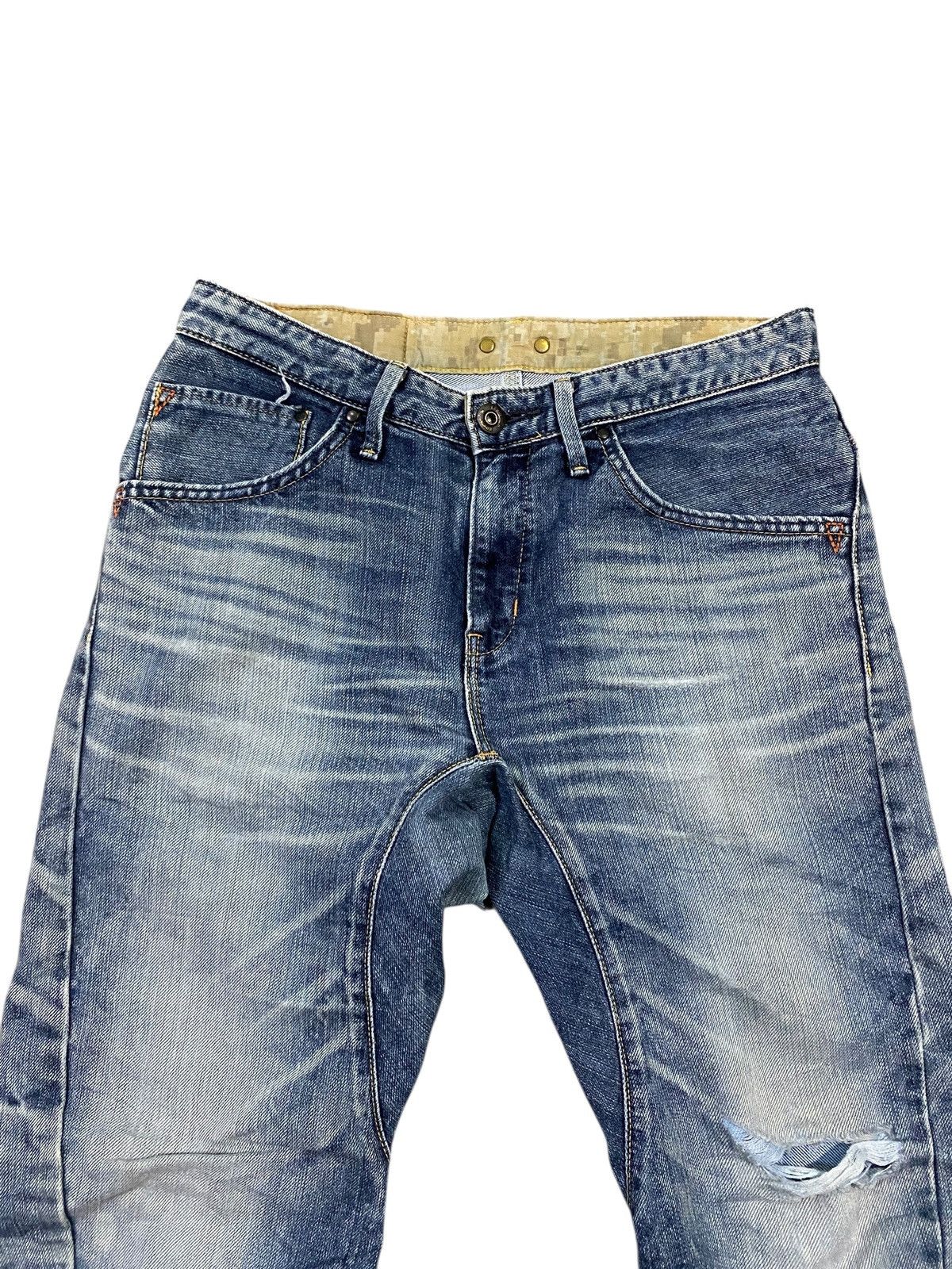 Edwin Vintage edwin function curve banana style distressed denim Size US 32 / EU 48 - 7 Thumbnail