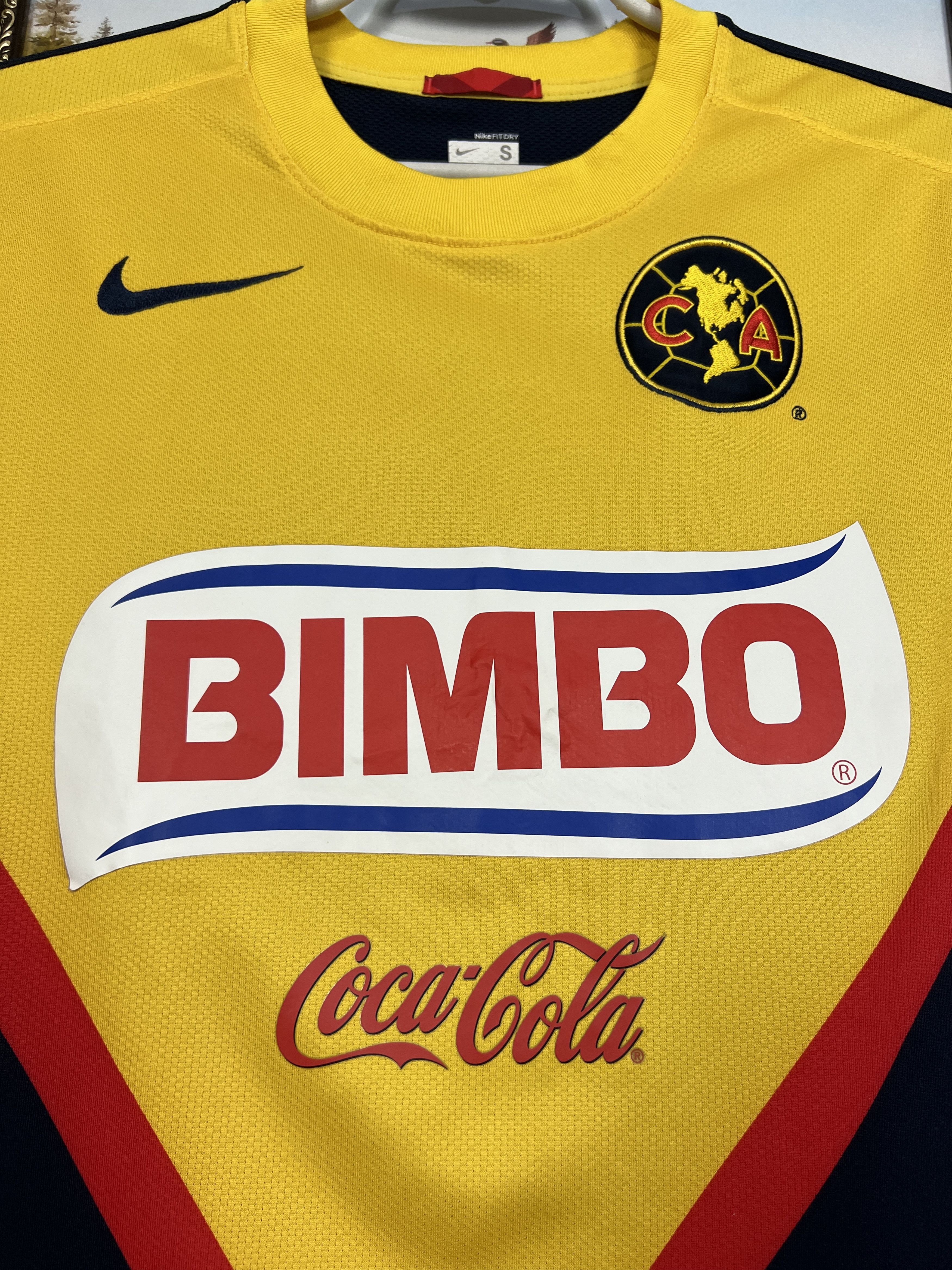 Nike Club America Home football shirt 2009 Soccer Nike Jersey Size US S / EU 44-46 / 1 - 3 Thumbnail