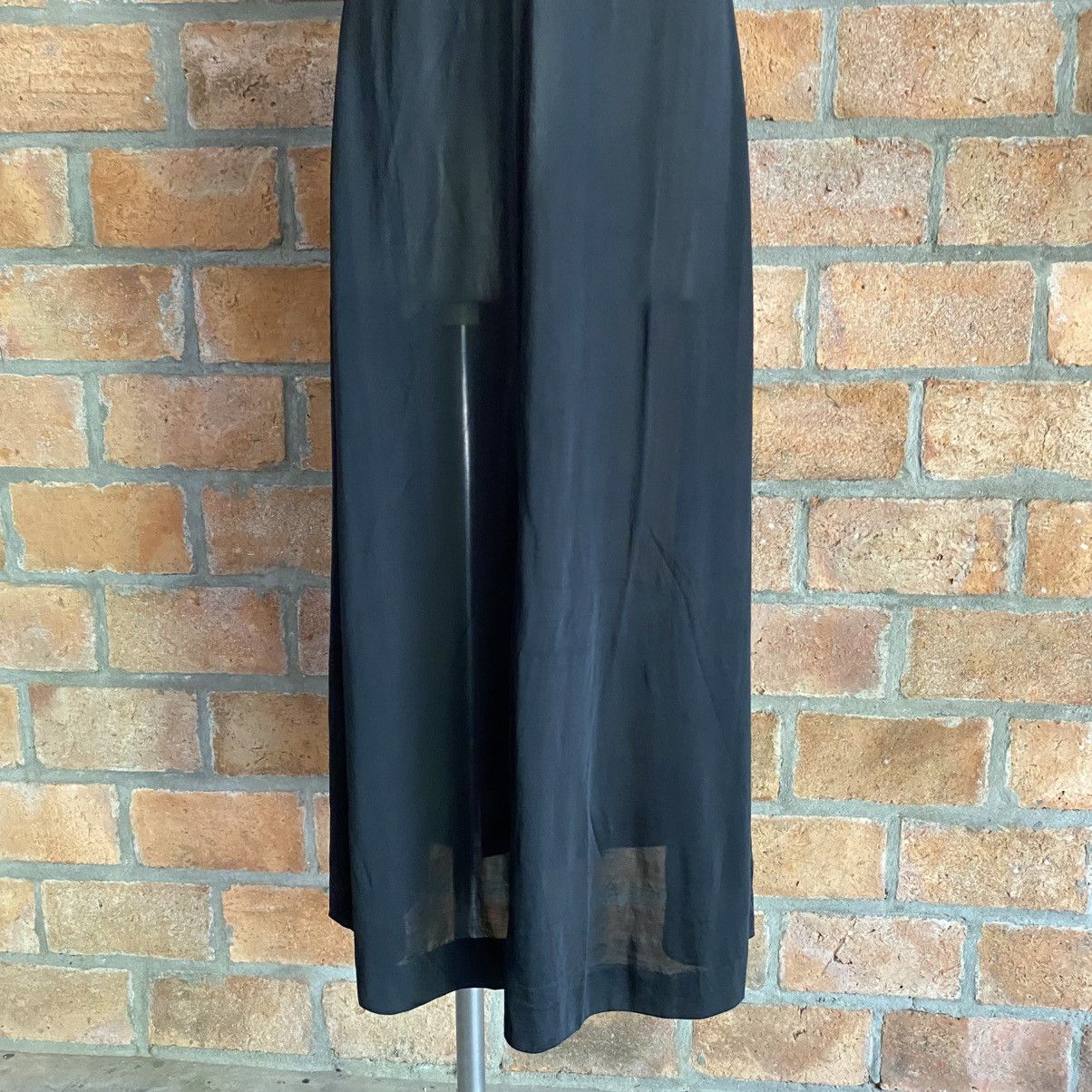 Yohji Yamamoto IWISH Black Collared Midi Shirt Dress Size S / US 4 / IT 40 - 14 Thumbnail