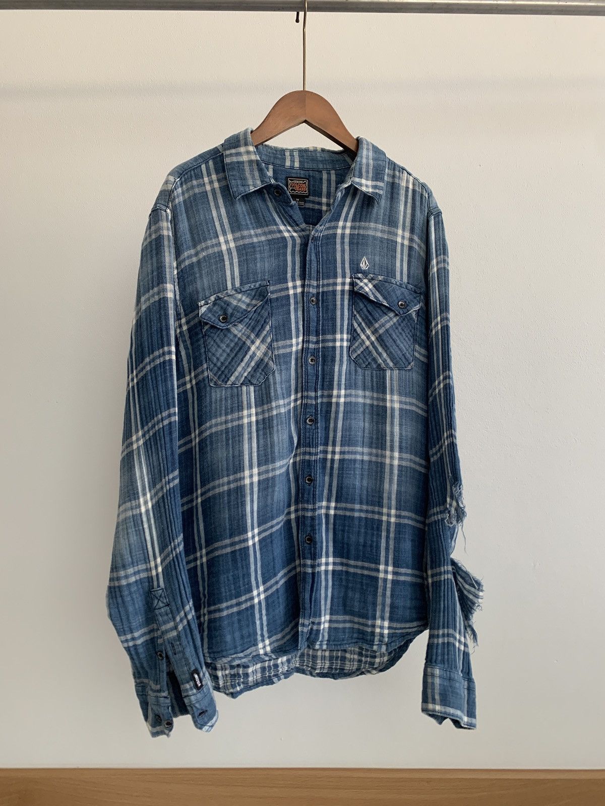 Vintage Sun Faded Vintage Flannel Shirt Distressed ERD Size US S / EU 44-46 / 1 - 1 Thumbnail