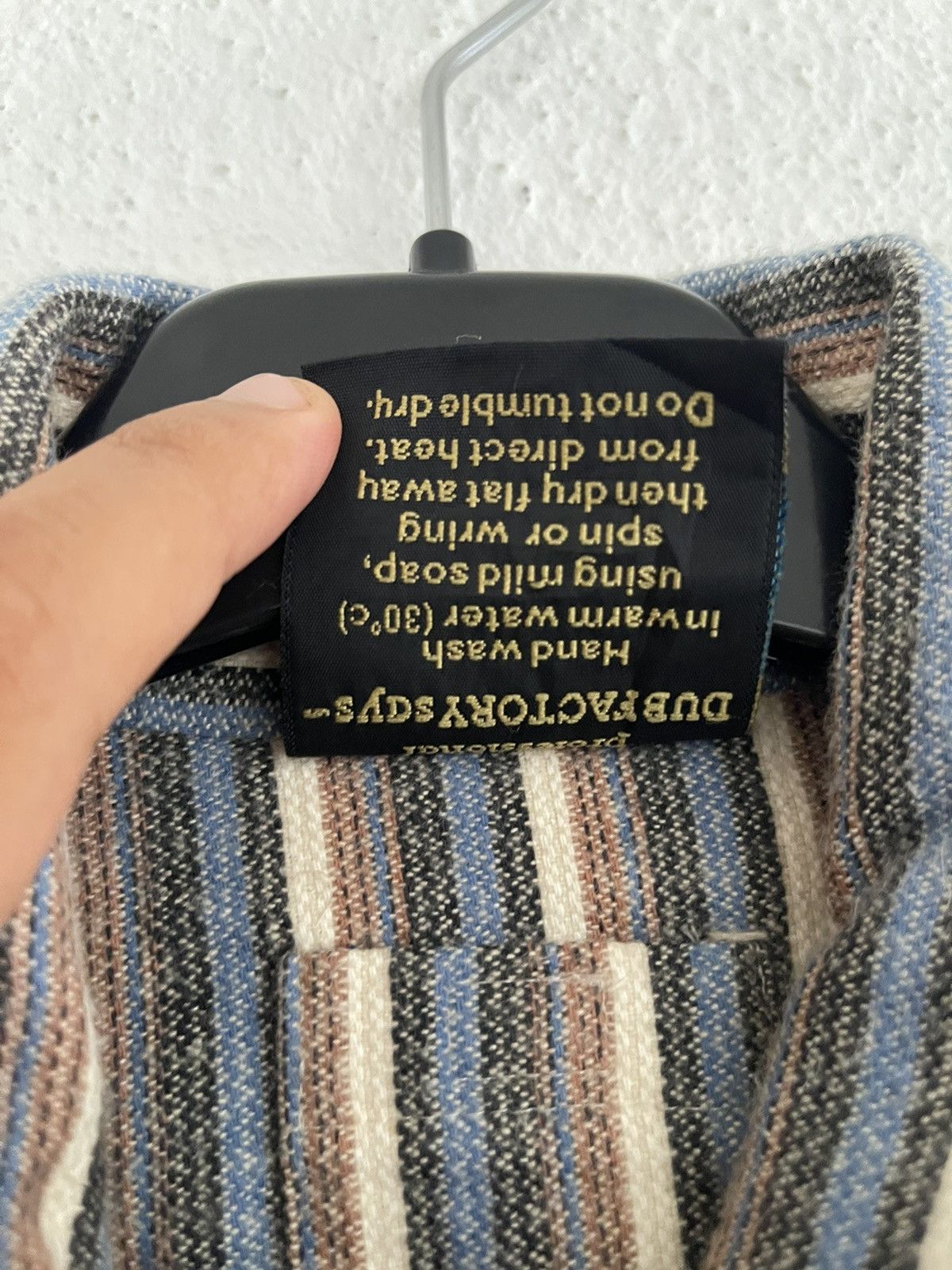 Japanese Brand Dub Factory Stripe Zipup Jacket Japanese Brand Akira Size US L / EU 52-54 / 3 - 5 Thumbnail