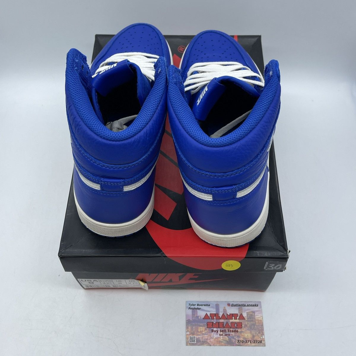 Jordan Brand Air Jordan 1 high hyper royal Size US 9 / EU 42 - 6 Thumbnail