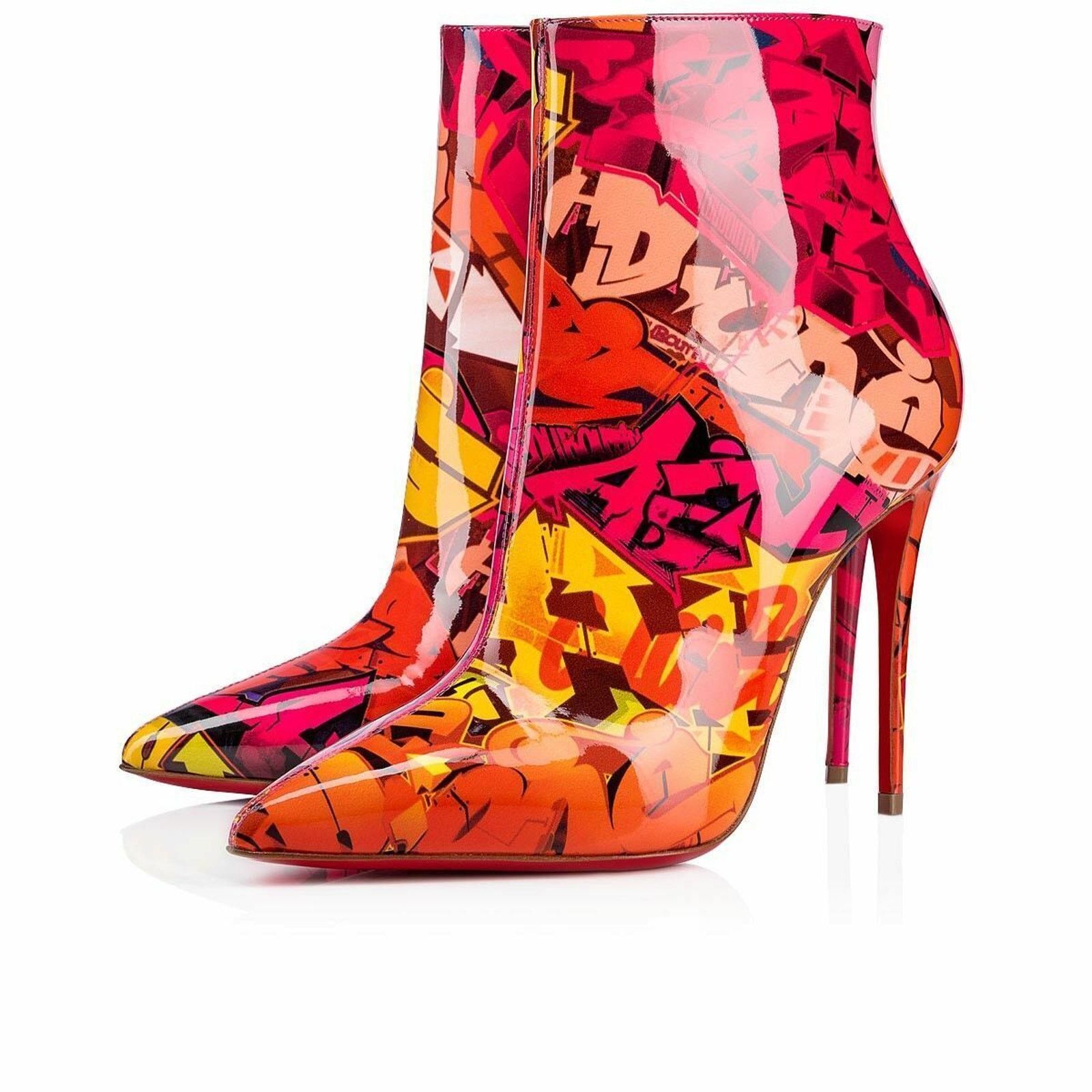 Christian Louboutin Christian Louboutin So Kate Booty 100 Patent Metrograf Heel Size US 6 / IT 36 - 1 Thumbnail